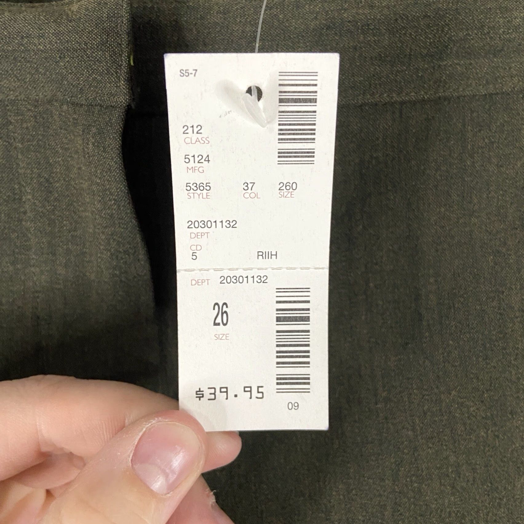 Avenue NEW Avenue Dress Pants Women 26 Green Stretch Size 26" / US 2 / IT 38 - 6 Thumbnail
