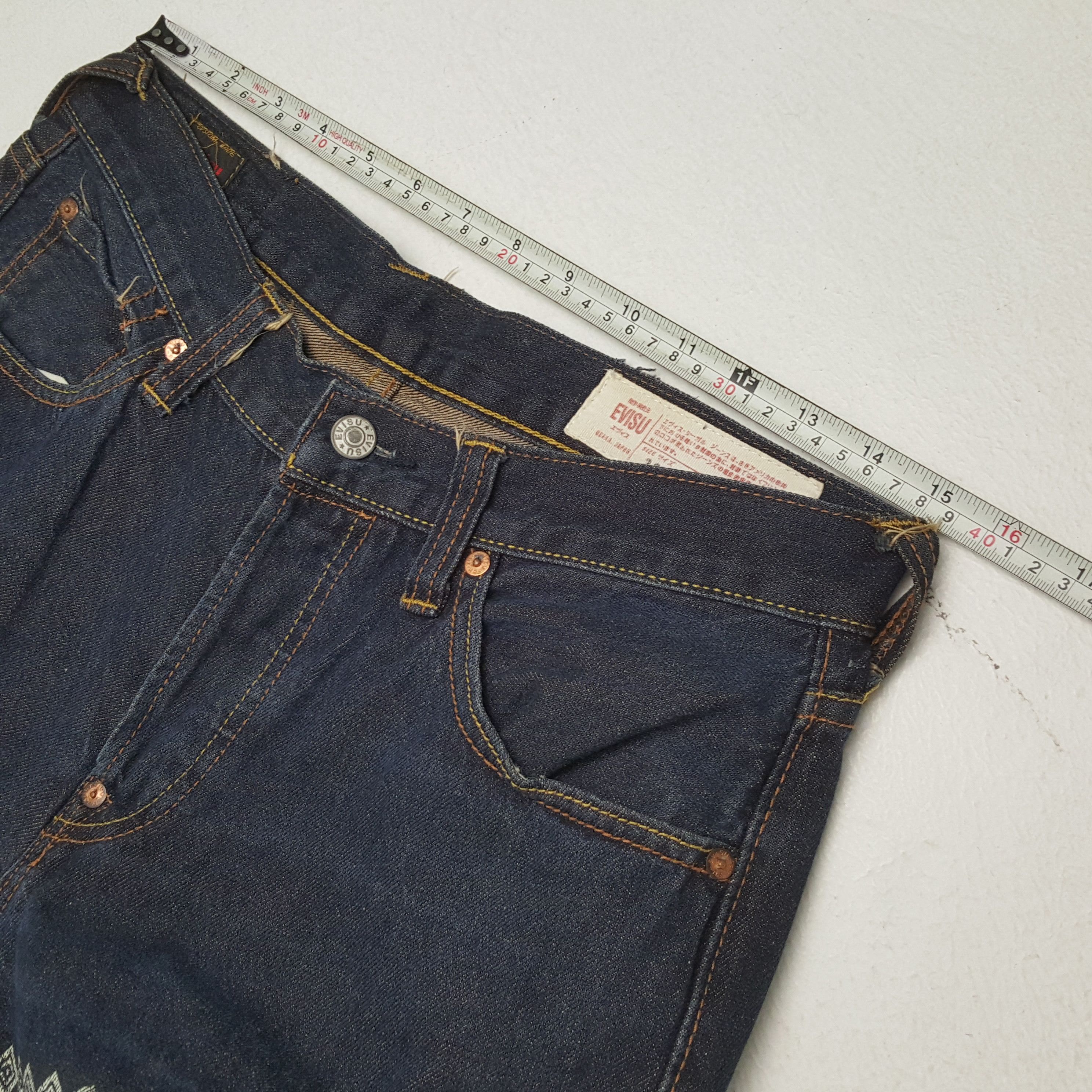 Evisu × Japanese Brand × Vintage Vintage EVISU Japanese Brand Daicock Custom Style Jeans Size US 30 / EU 46 - 7 Thumbnail