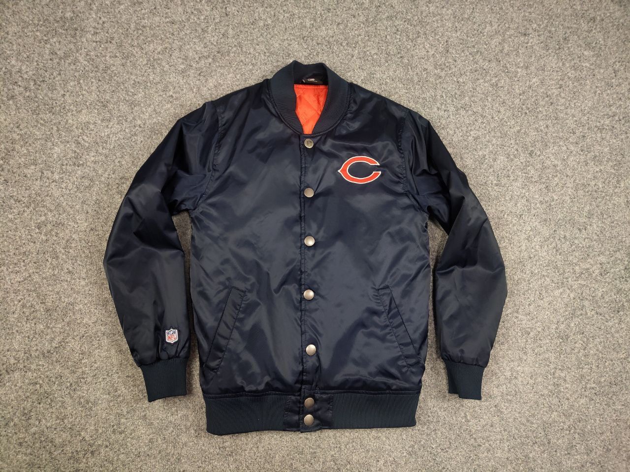 Vintage nfl team apparel costco Light Varsity Bomber Jacket