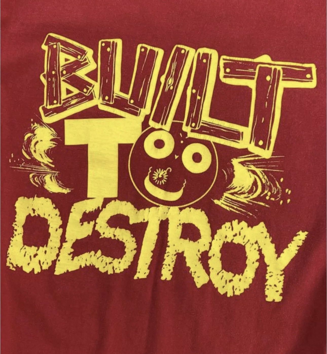 Stussy × Vintage Vintage T Shirt Stussy Eric Elms Built Destroy Size US L / EU 52-54 / 3 - 10 Thumbnail