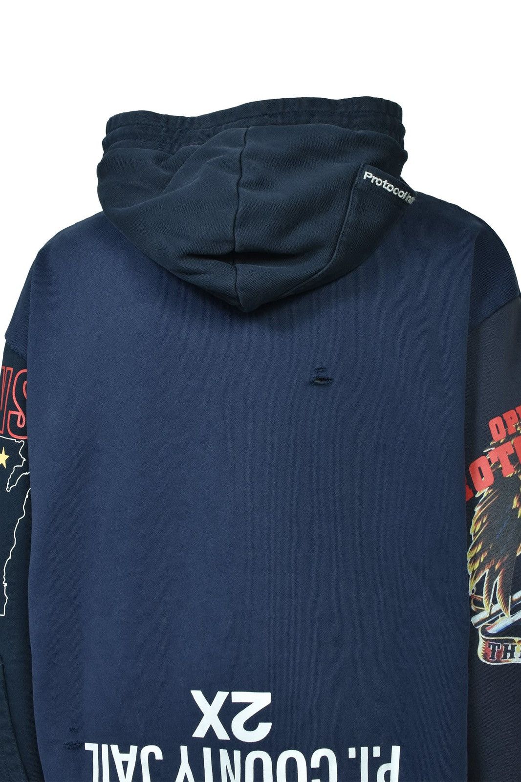 PROJECT G/R Protocol Index UPSIDE DOWN ZIP HOODIE NAVY PROJECT GR Size US L / EU 52-54 / 3 - 6 Thumbnail