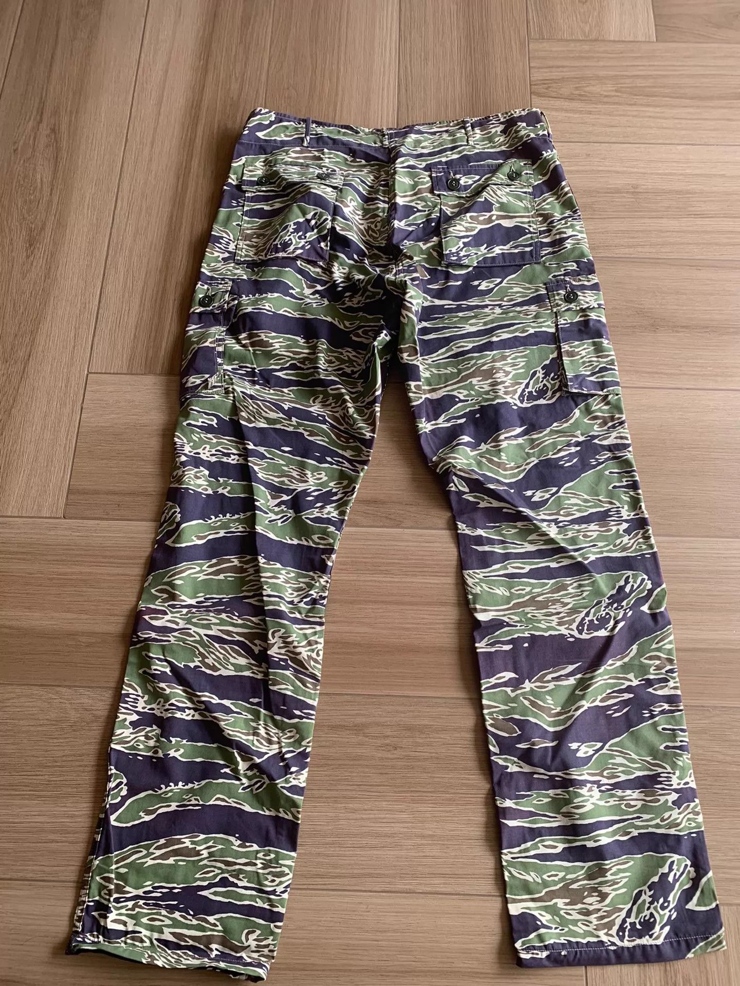 The Real McCoy's The Real McCoy's Tiger Camo 60s Lightweight Cargos XL Size US 36 / EU 52 - 2 Thumbnail