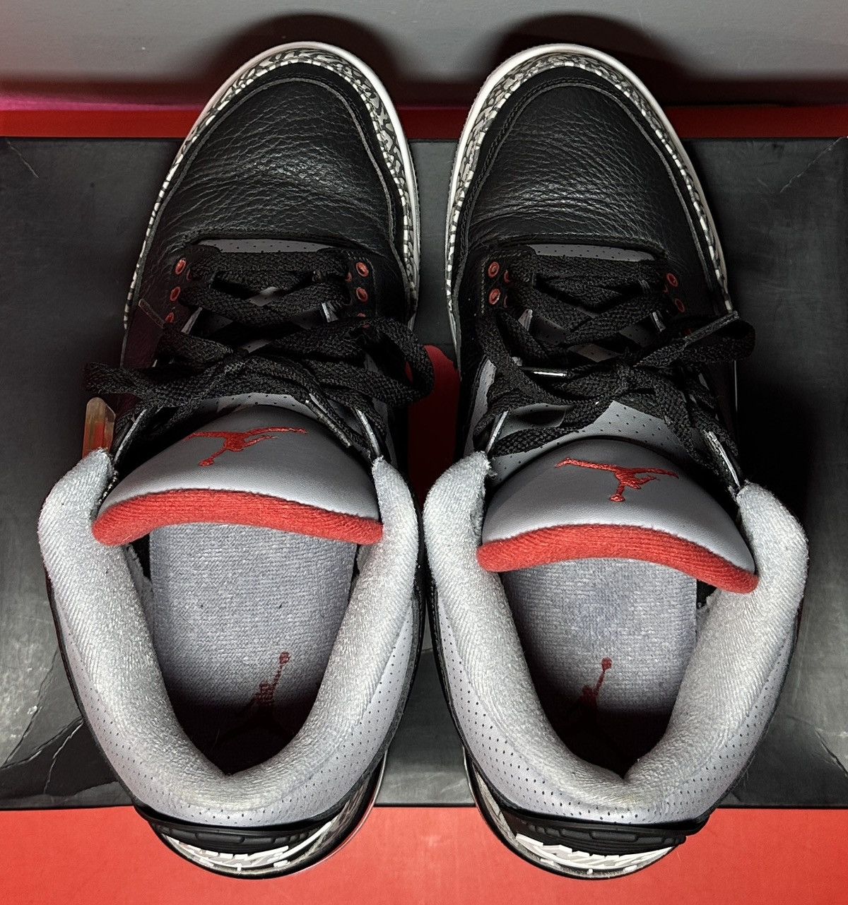 Jordan Brand Size 11 - Jordan 3 Retro OG Mid Black Cement Size US 11 / EU 44 - 5 Thumbnail