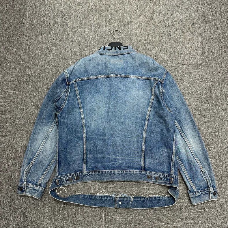 Balenciaga Balenciaga collar letter embroidered denim jacket-2506 Size US S / EU 44-46 / 1 - 4 Thumbnail