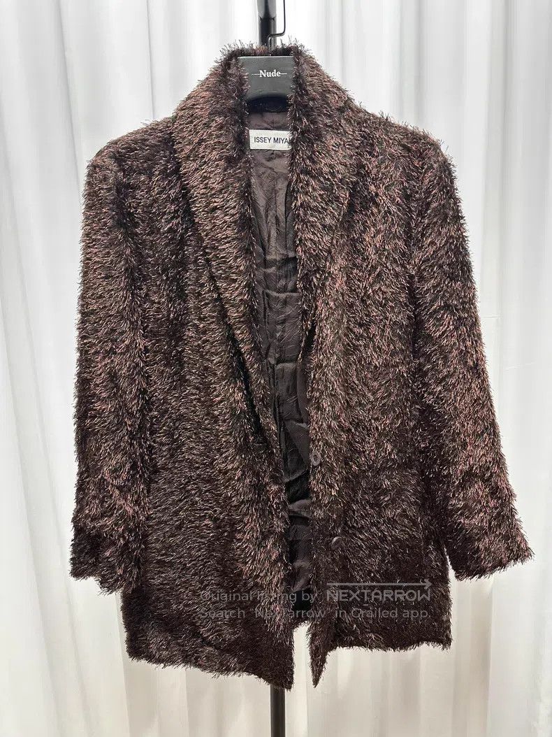 Issey Miyake Issey Miyake Shawl collar wool blend overcoat Size L / US 10 / IT 46 - 2 Thumbnail
