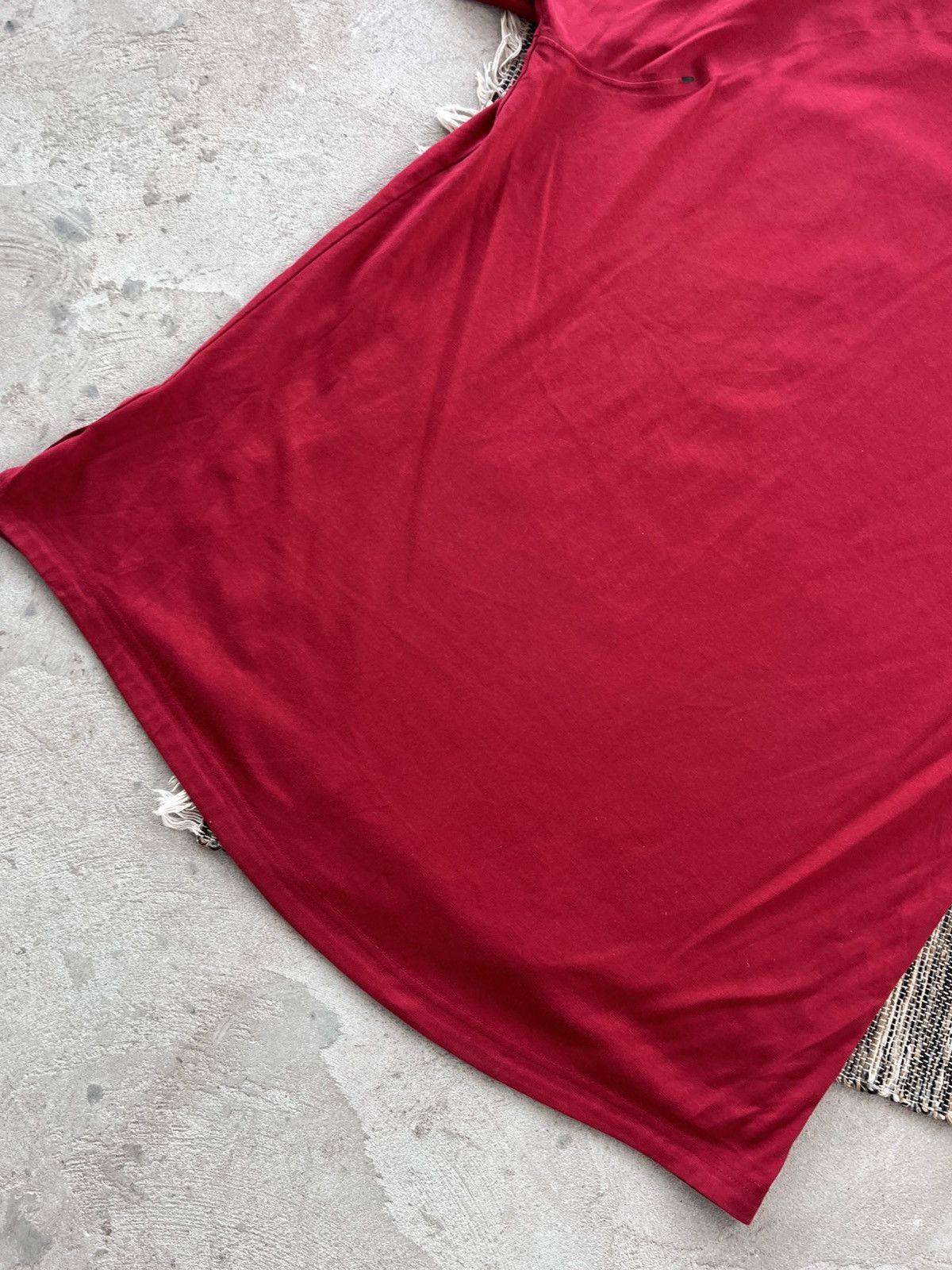 Nike Vintage Nike Tech Fleece Red TShirt Minimalistic blank tee Size US XL / EU 56 / 4 - 11 Thumbnail
