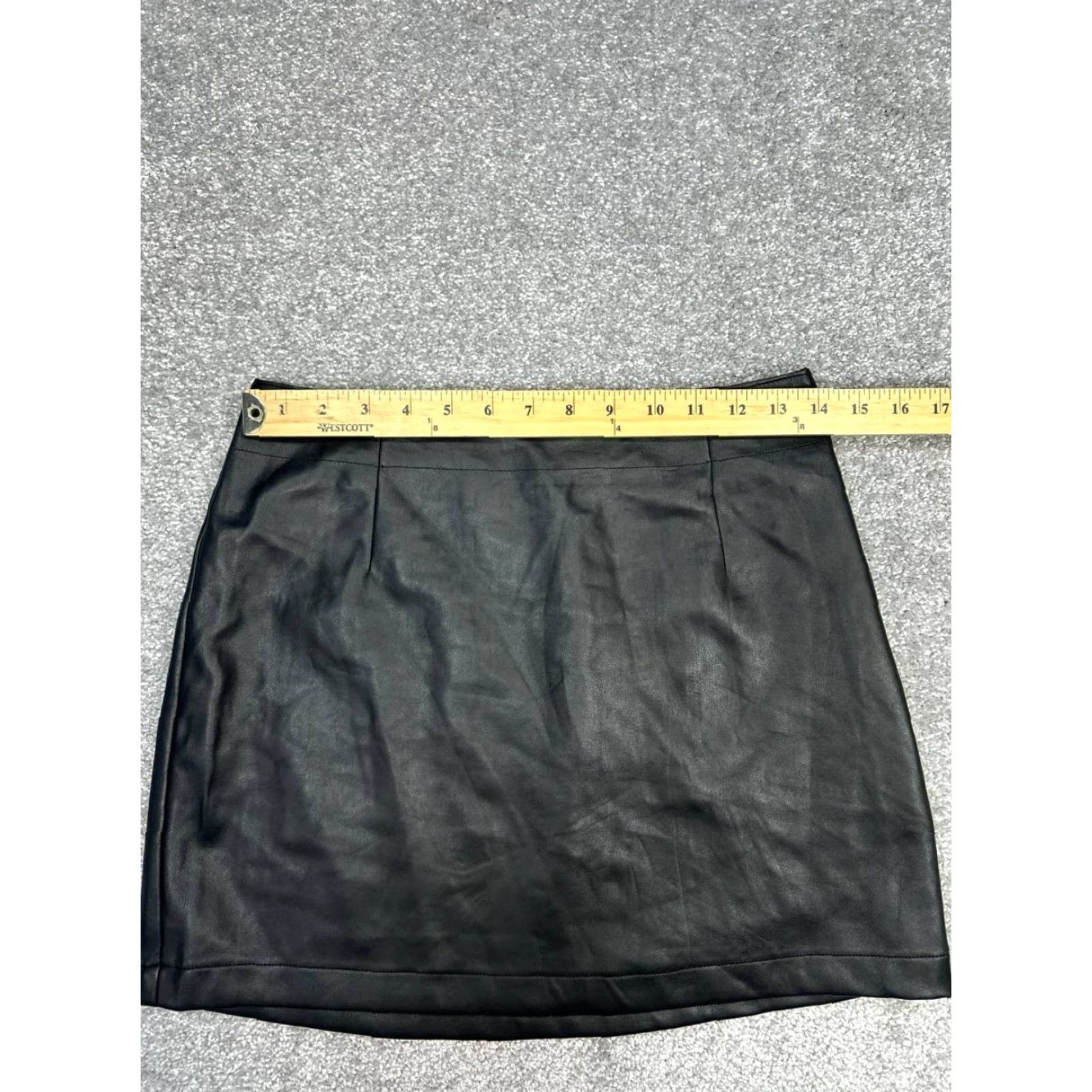 Abercrombie & Fitch Skirt Womens Small Black Faux Leather Straight & Pencil Dress  Skirt?
