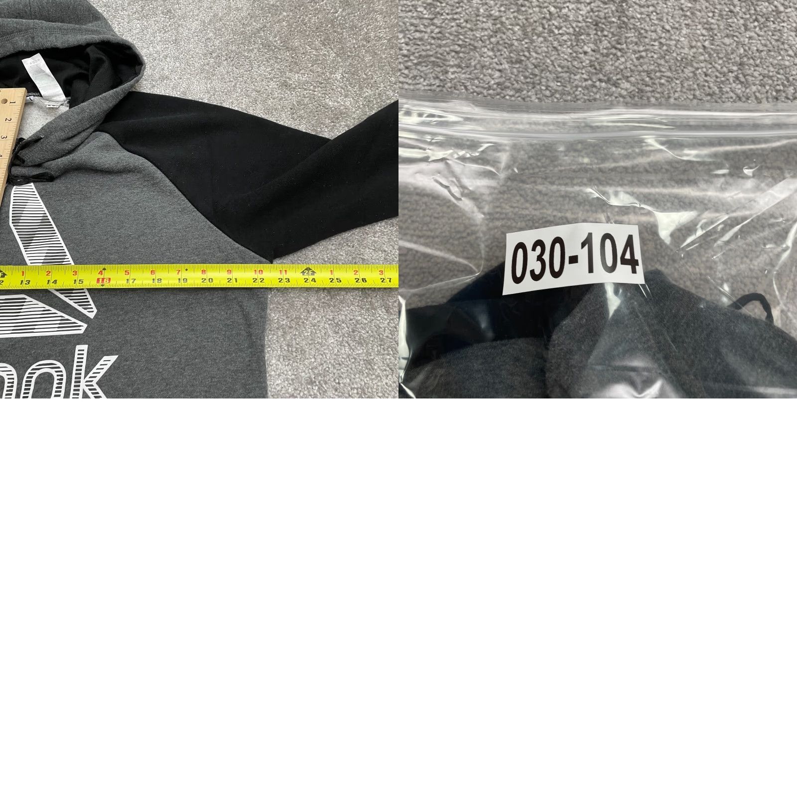 Reebok Reebok Hoodie Mens M Gray Graphic Fleece Pullover Sweatshirt Casual Size US M / EU 48-50 / 2 - 9 Thumbnail