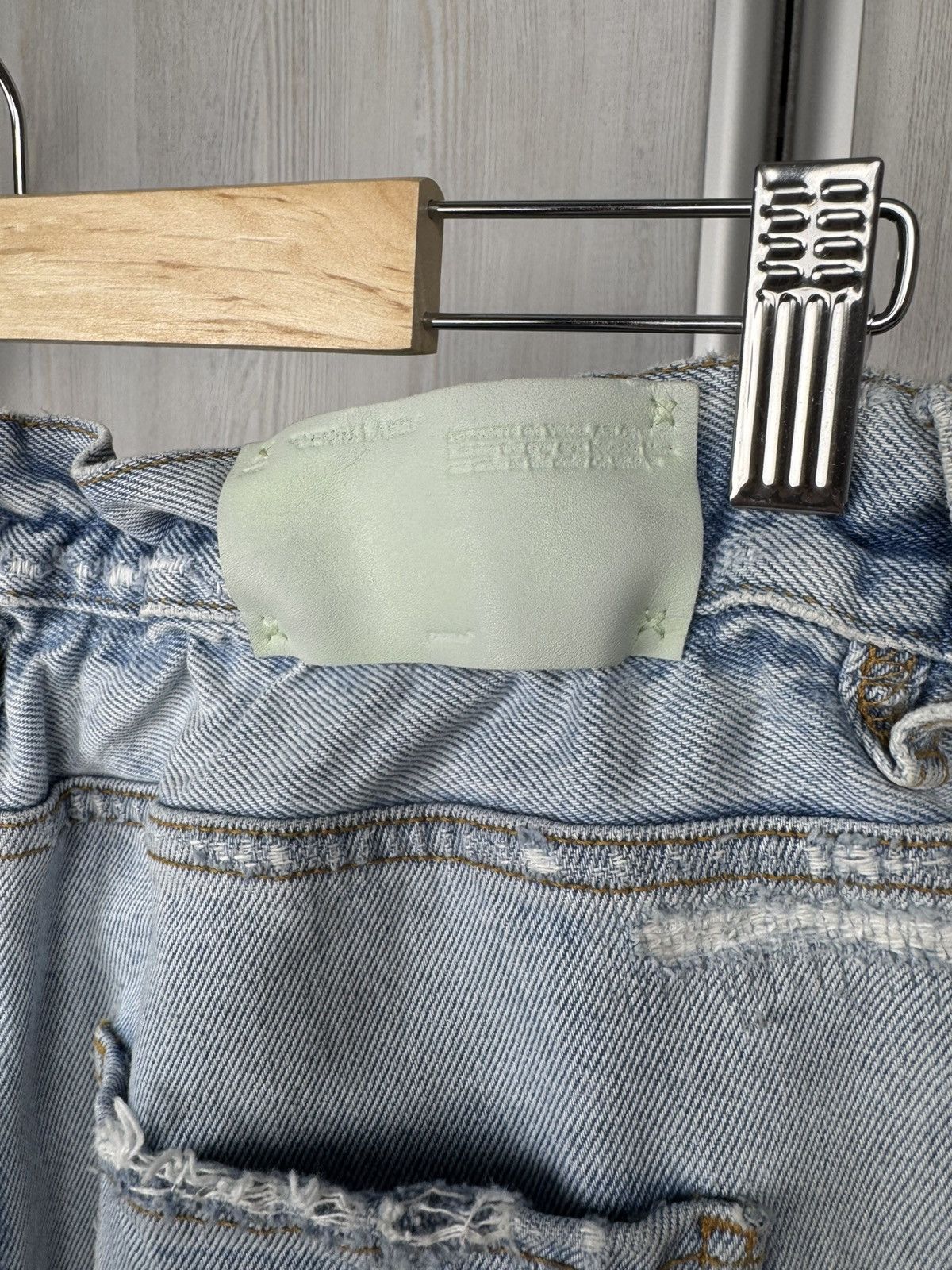 Off-White Off-White light blue distressed denim womens jeans Size 28" / US 6 / IT 42 - 9 Thumbnail