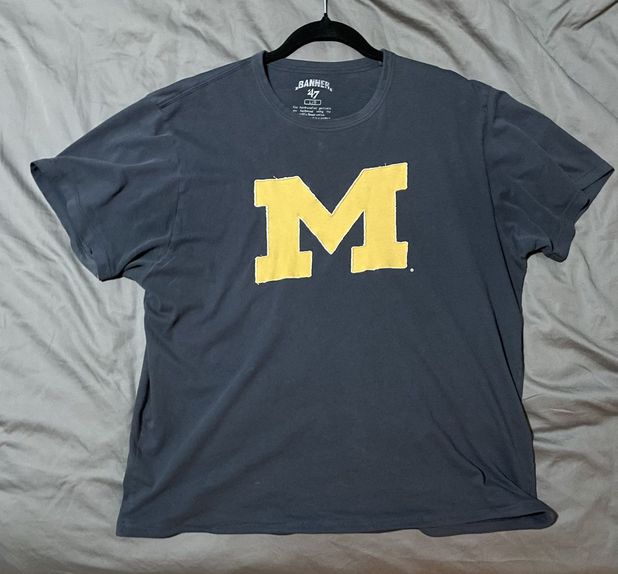 47 Brand Vintage University of Michigan Shirt Size US L / EU 52-54 / 3 - 2 Thumbnail