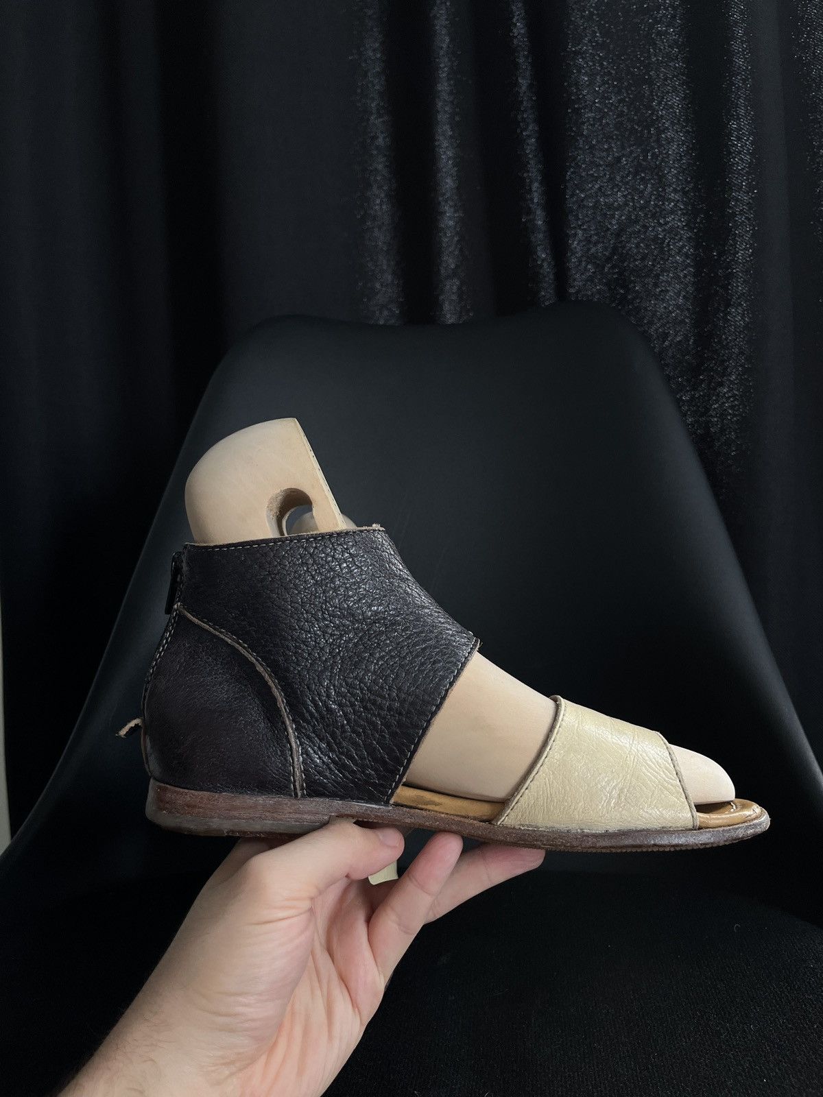 MoMA MoMa Leather Roman Style Sandals Size US 7 / IT 37 - 7 Thumbnail