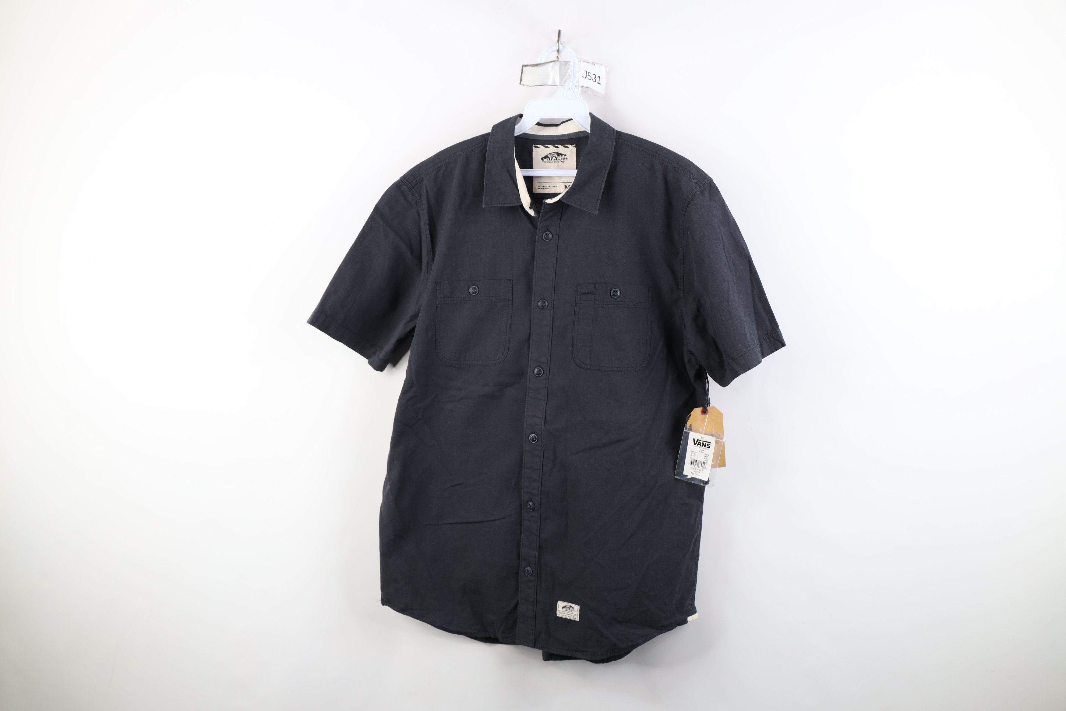Vans Deadstock Vintage Y2K Vans Skateboarding Short Sleeve Shirt Size US M / EU 48-50 / 2 - 1 Thumbnail