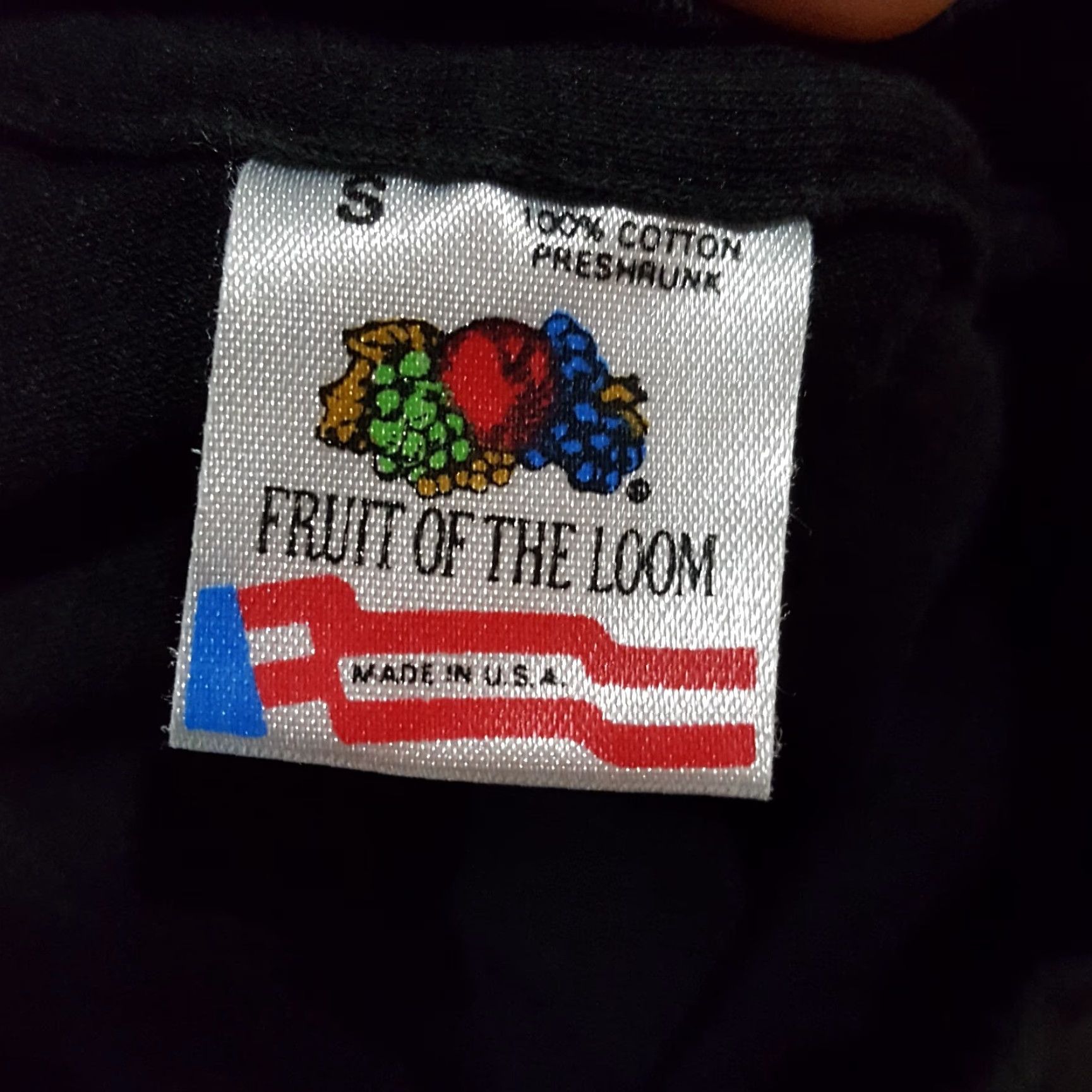 Fruit Of The Loom VINTAGE Carolina Panthers T-Shirt Long Sleeve XS Black Crew Neck 1990s School Football Baseball Collegiate Embroidered Logo Men Size US XS / EU 42 / 0 - 6 Thumbnail