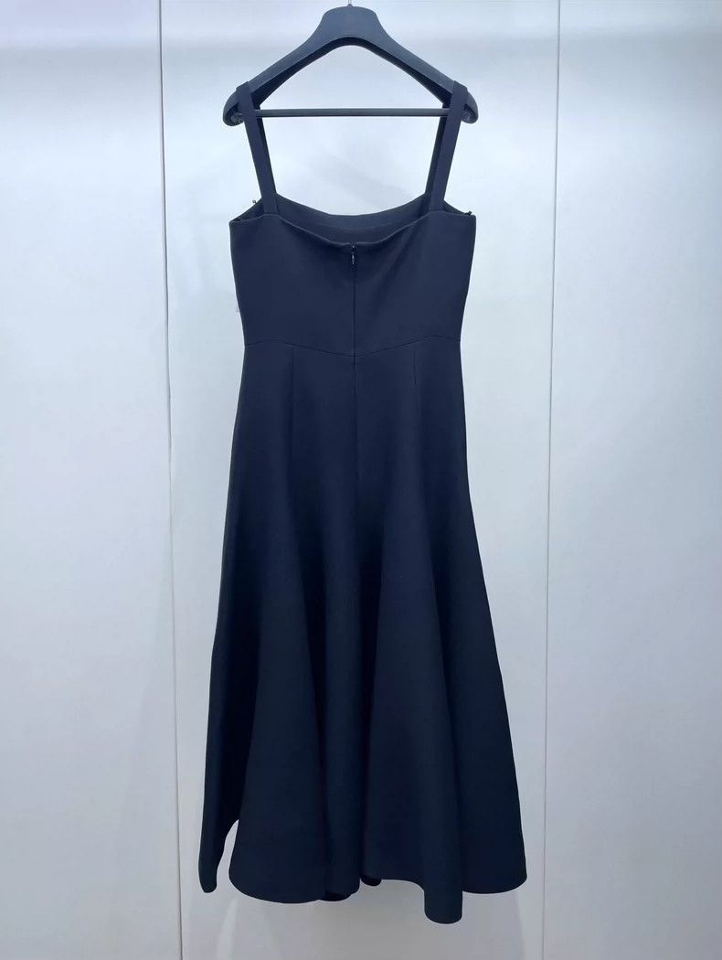 Dior Dior Black Spaghetti Strap Dress-2505 Size M / US 6-8 / IT 42-44 - 2 Thumbnail