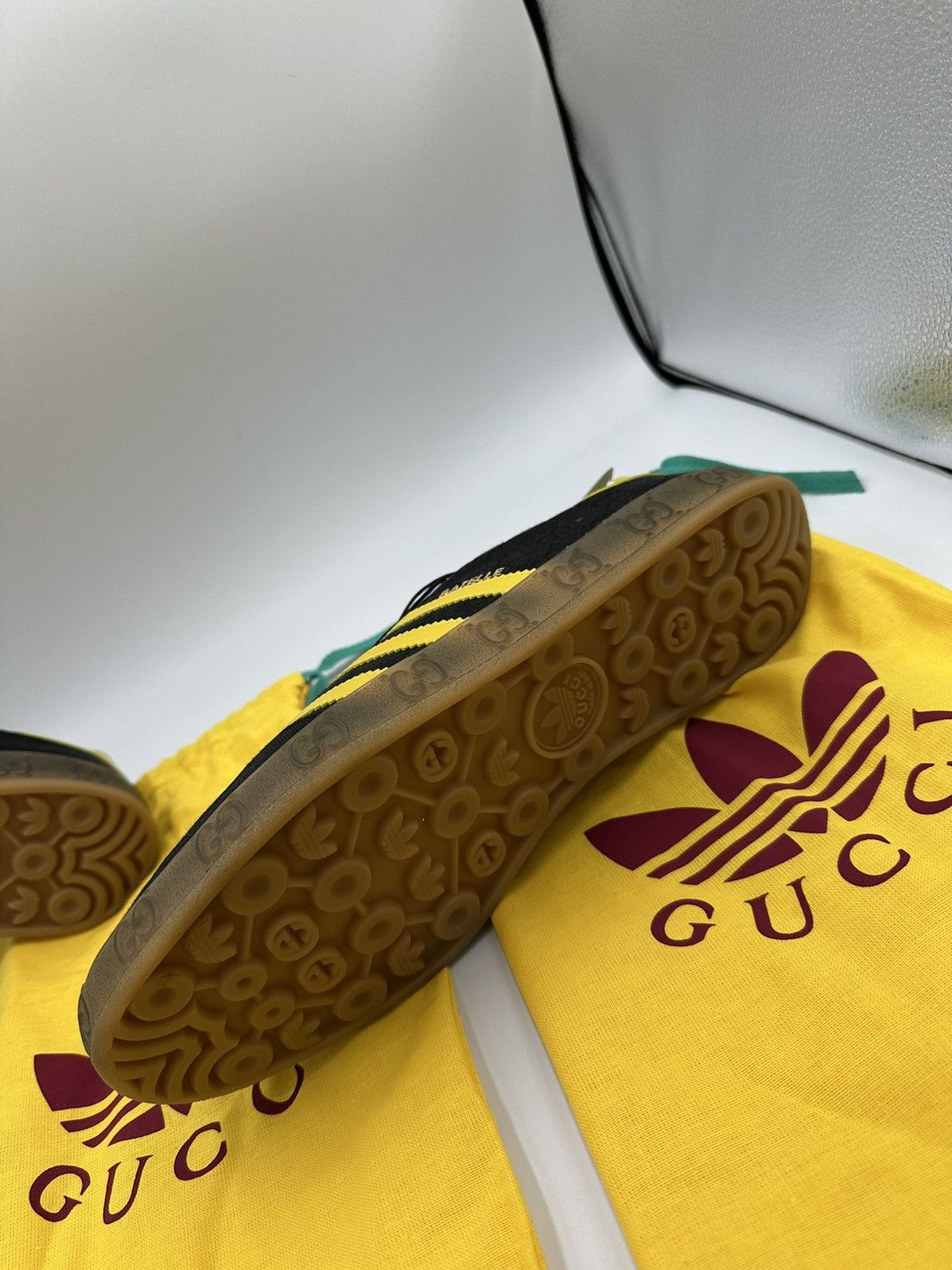Adidas × Gucci Gucci x Adidas Samba Size US 12.5 / EU 45-46 - 12 Thumbnail