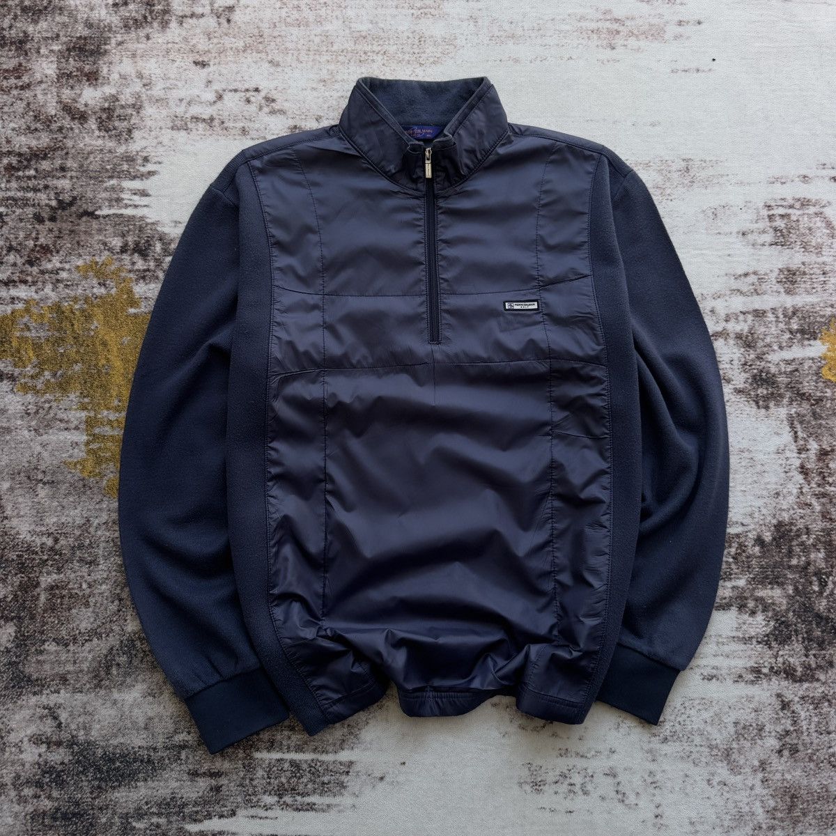 Pierre Balmain PIERRE BALMAIN TECH FLEECE HALF ZIP JACKET NAVY Size US M / EU 48-50 / 2 - 1 Thumbnail