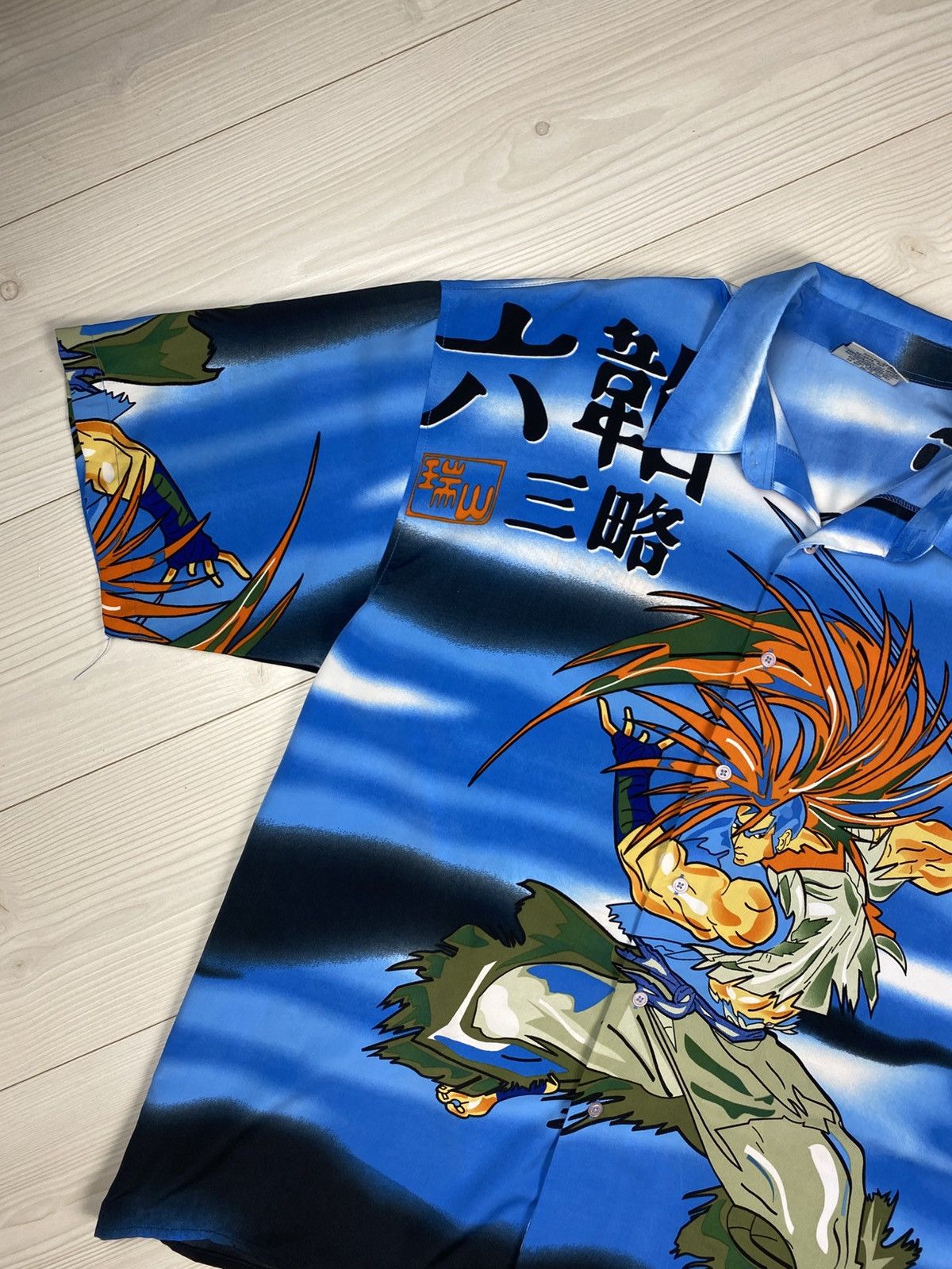 Anime Vintage Samurai Anime Rare Button Up Oversize Shirt y2k Size US XL / EU 56 / 4 - 4 Thumbnail