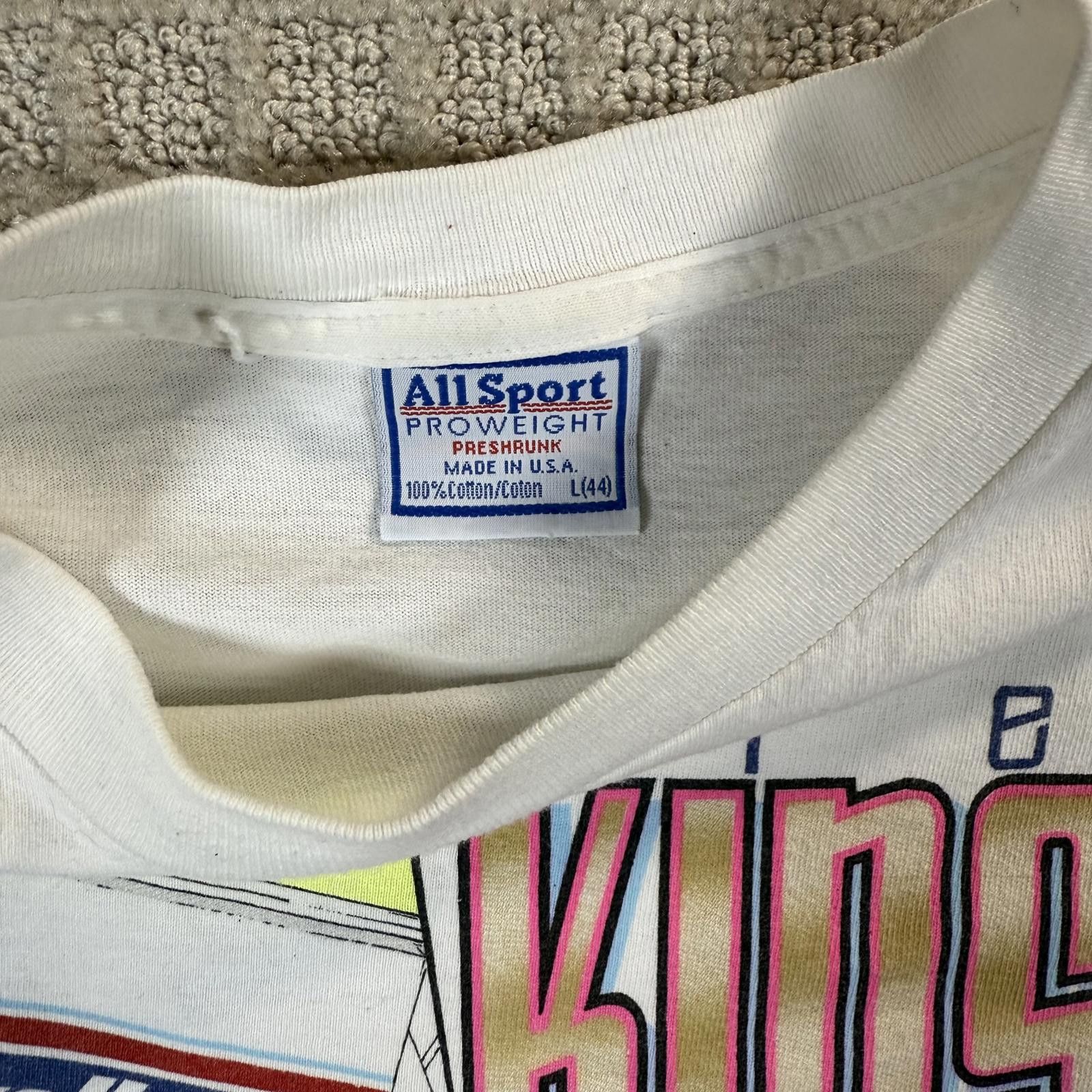 All Sport Vintage Steve Kinser Sprint Car Racing Tee USA L Size US L / EU 52-54 / 3 - 3 Thumbnail