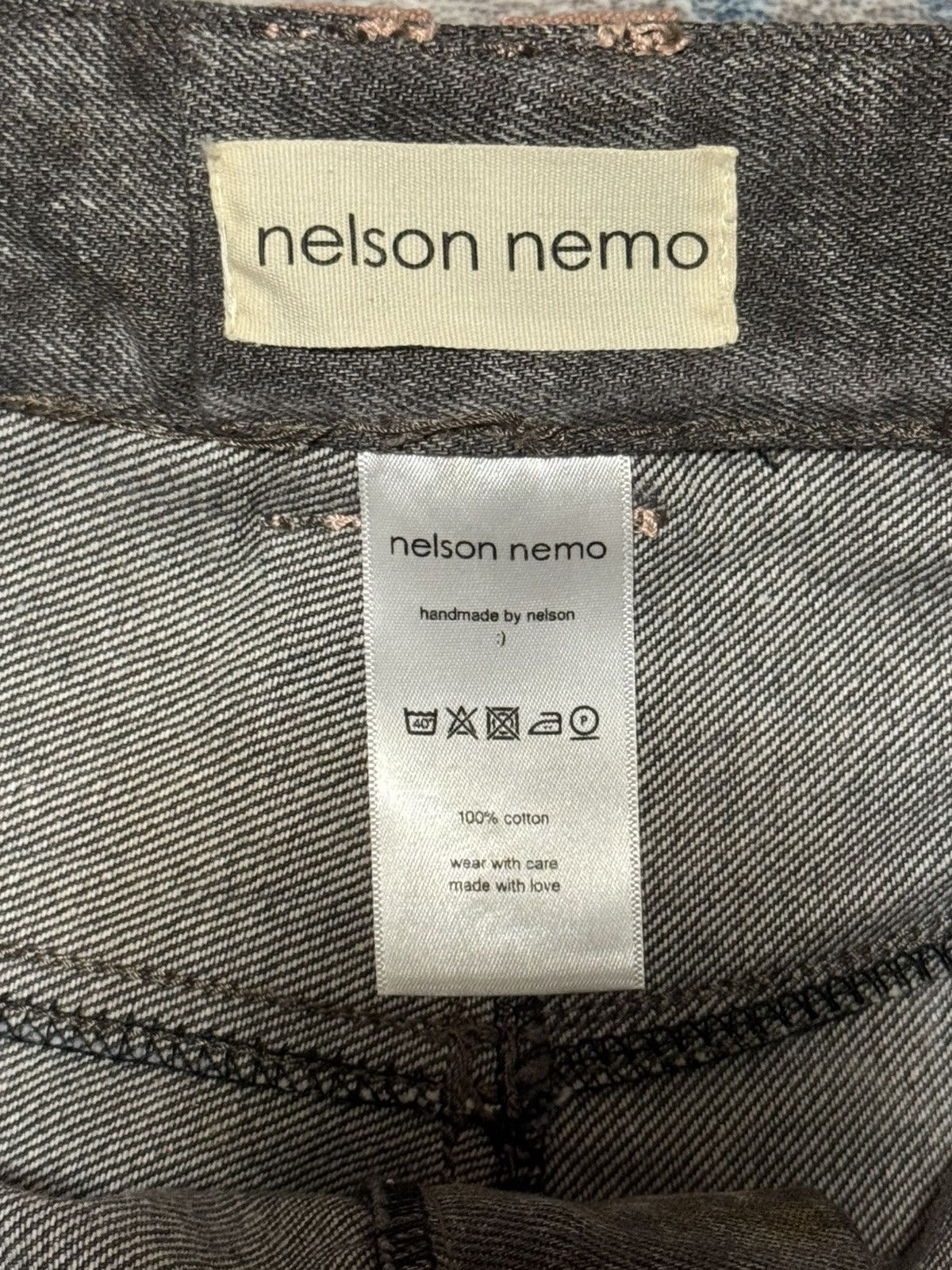 Handmade Nelson Nemo Rusty Blob Army Pants Size US 34 / EU 50 - 4 Thumbnail