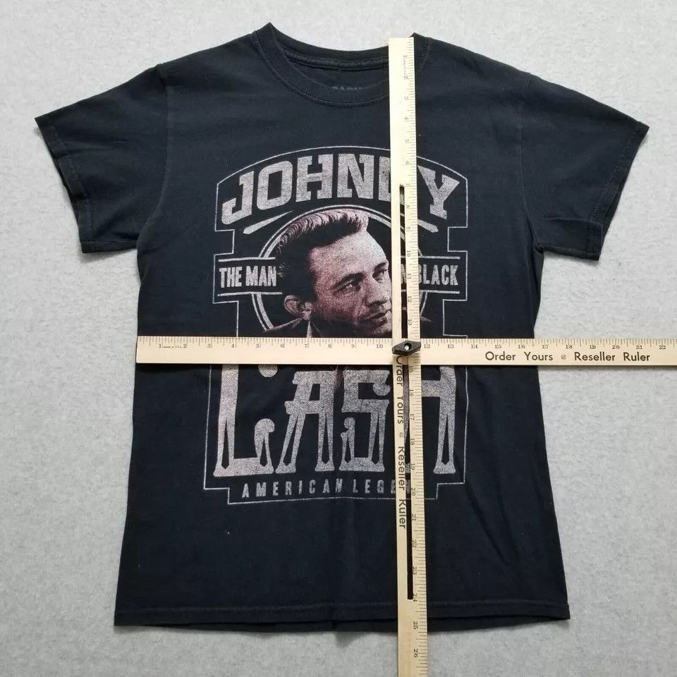 Other Johnny Cash Shirt Mens Small Black Short Sleeve Crew Neck Size US S / EU 44-46 / 1 - 7 Thumbnail
