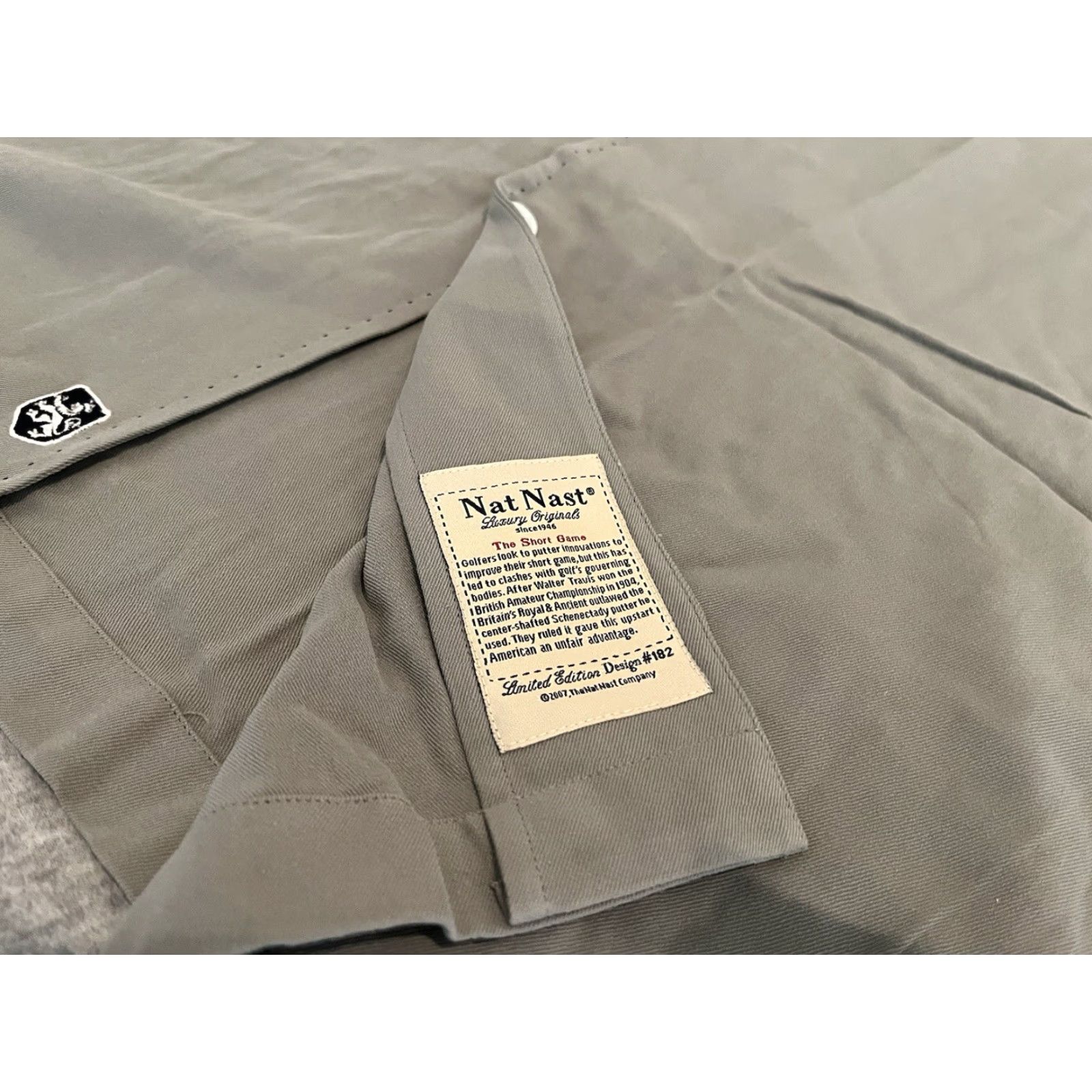 Nat Nast Nat Nast Limited Edition Embroidered Silk Shirt Short Game Golf Mens 2XL Gray Short Sleeve Button-Up Size US XXL / EU 58 / 5 - 5 Thumbnail