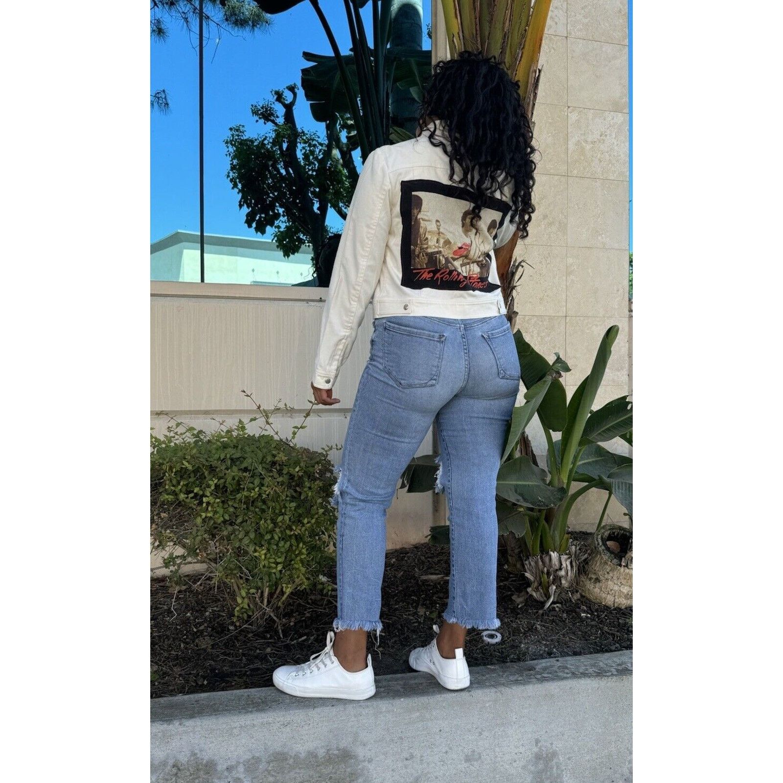 Theory ROLLING STONES Upcycled Retro Vintage 60s 70s Band Jacket M Size M / US 6-8 / IT 42-44 - 1 Thumbnail