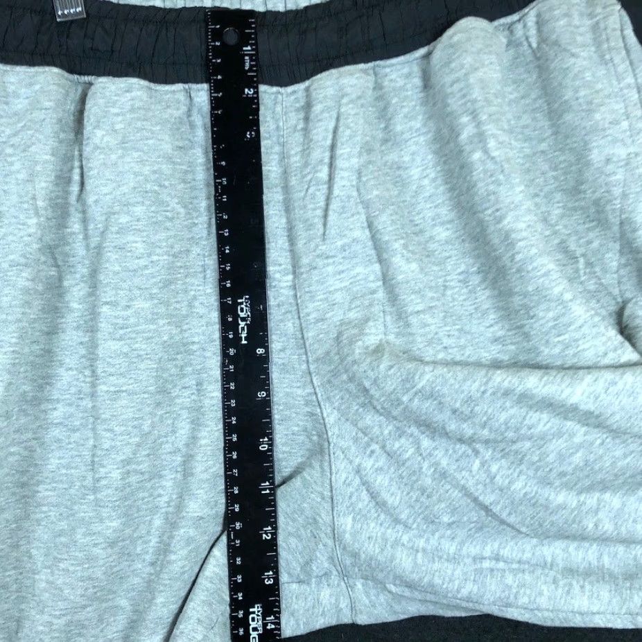 Nike VINTAGE Nike Mens Sweatpants Gray Sportswear Hybrid Drawstring Cotton Blend XL Size US 36 / EU 52 - 7 Thumbnail