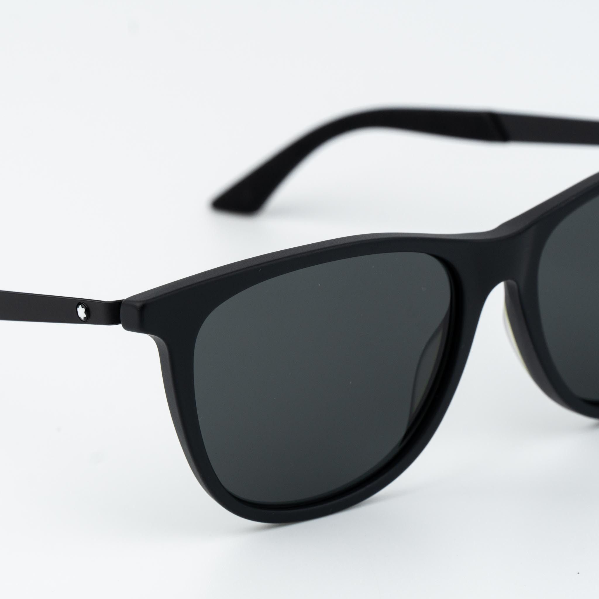 Montblanc Montblanc Men Sunglasses Square MB0330S 001 NEW AUTHENTIC Size ONE SIZE - 6 Thumbnail