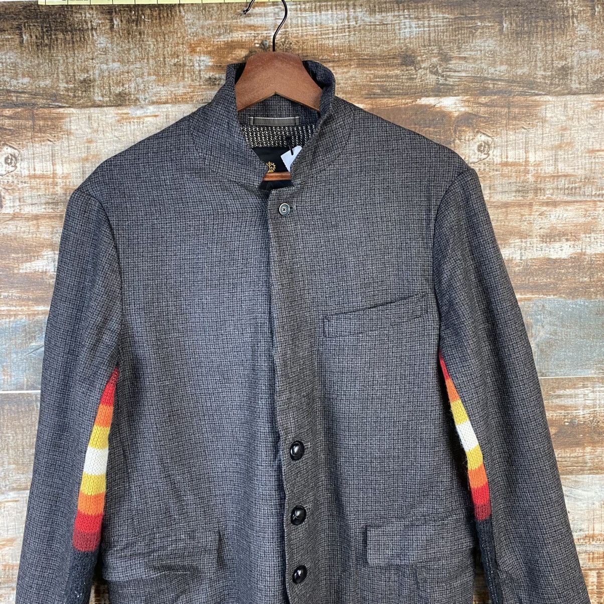 Vintage DL Ä Gray Vintage patchwork Jackets #C815 Size US M / EU 48-50 / 2 - 6 Thumbnail
