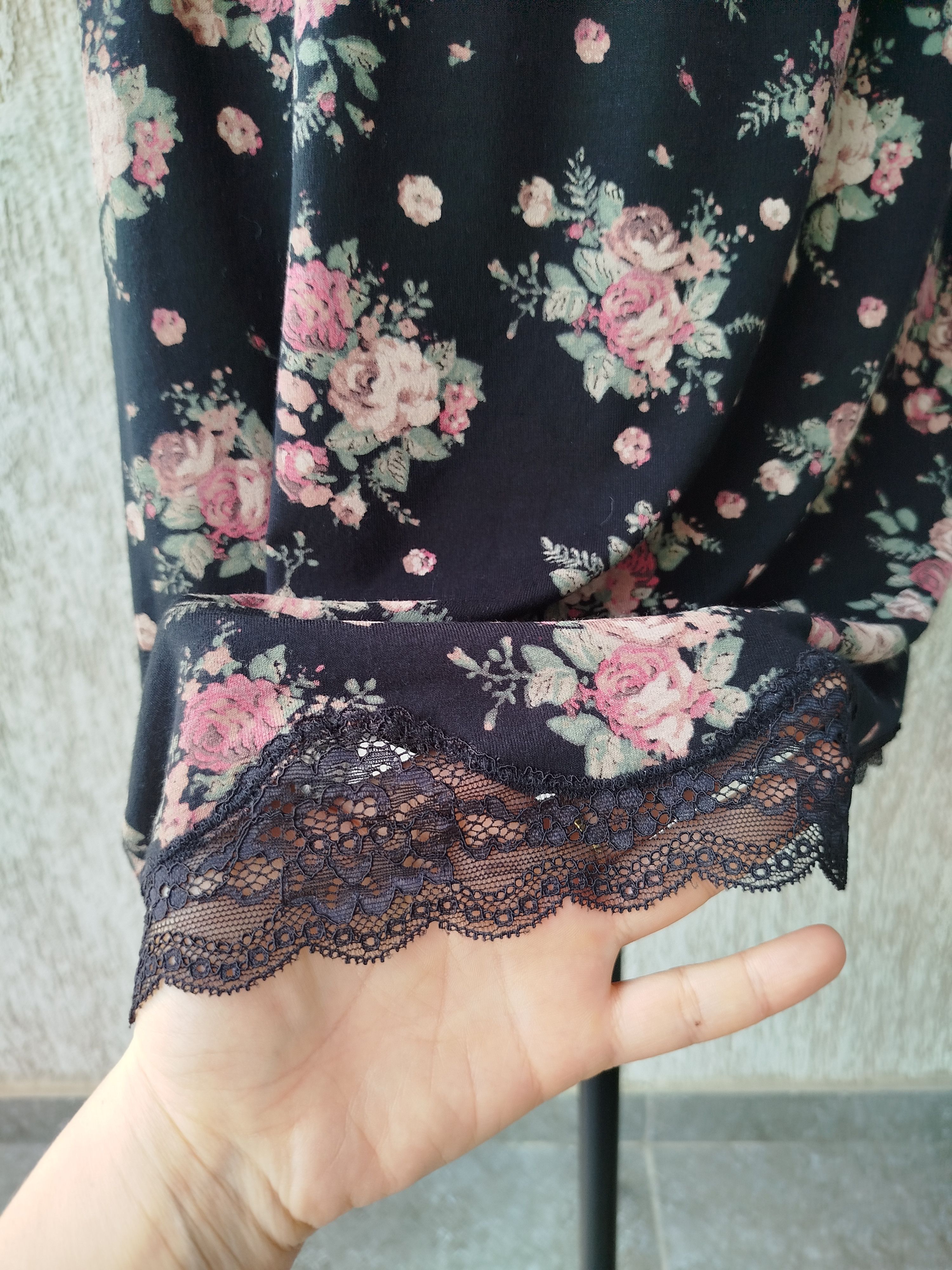 Hysteric Glamour VIVE MARIA Dress Midi Floral Coquette Lace Viscose Size M Size M / US 6-8 / IT 42-44 - 6 Thumbnail