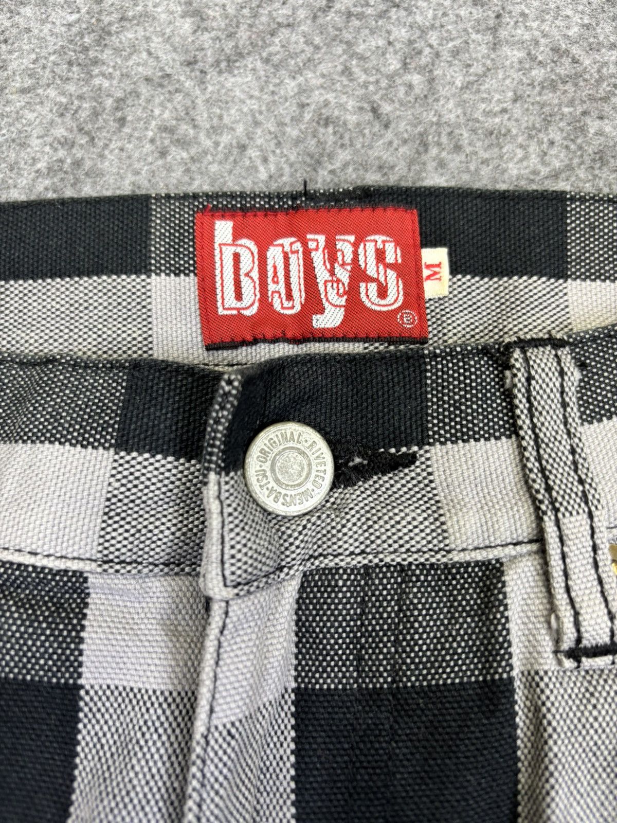 Japanese Brand 💥Seditionaries💥Batsu Chckered Zipper Multipocket Pant F799 Size US 30 / EU 46 - 7 Thumbnail