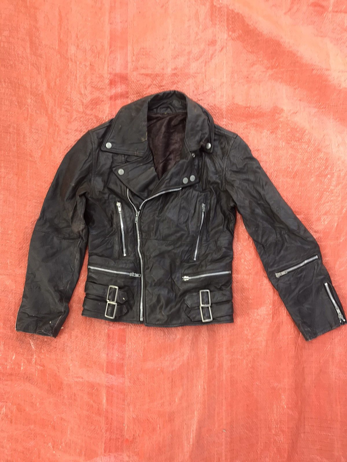 Seditionaries RARE DOUBLE COLLAR LEATHER JACKET SEDITIONARIES RACING JCKT Size US XS / EU 42 / 0 - 1 Thumbnail