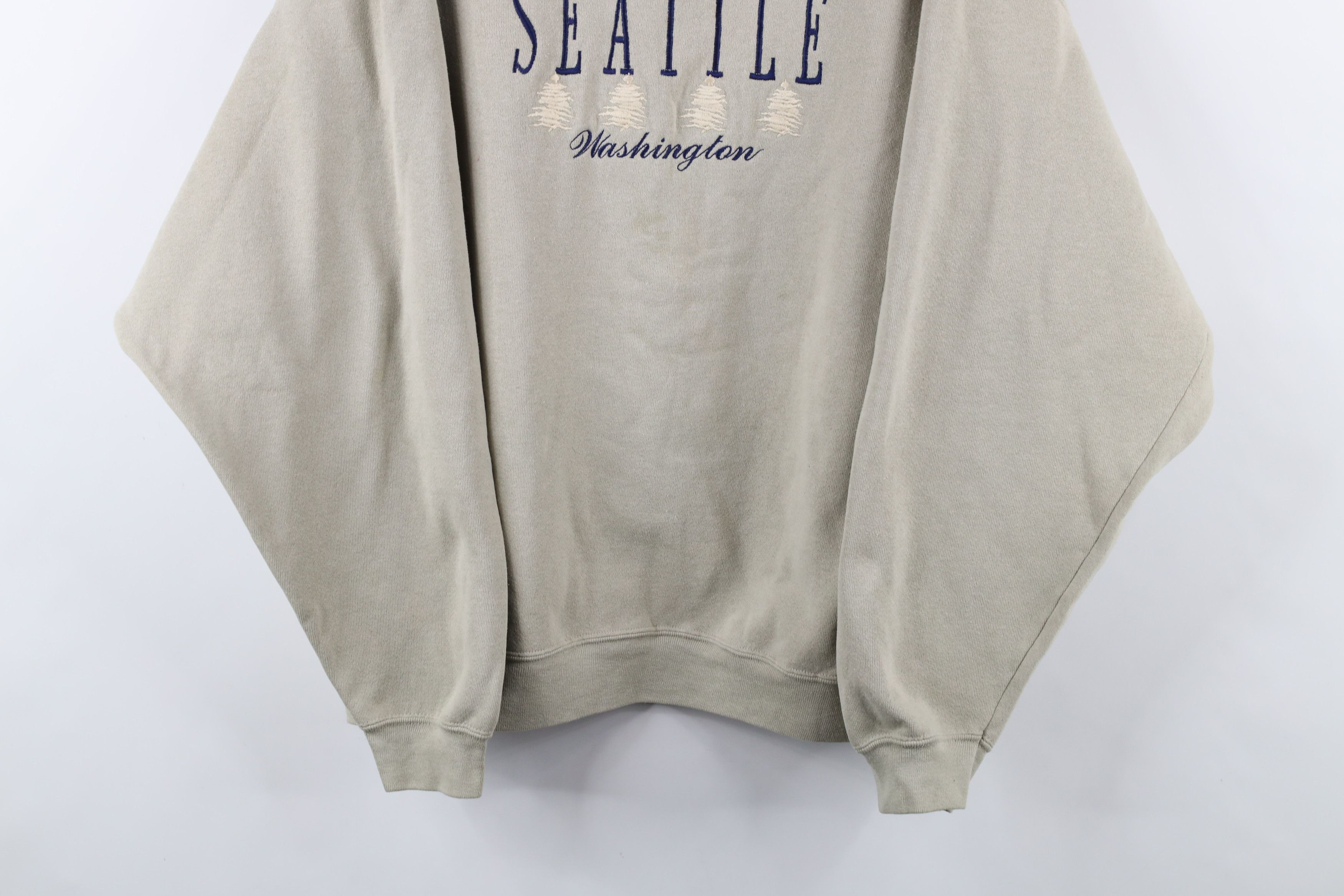 Vintage Vintage 90s Streetwear Seattle Washington Sweatshirt USA Size XL / US 12-14 / IT 48-50 - 3 Thumbnail