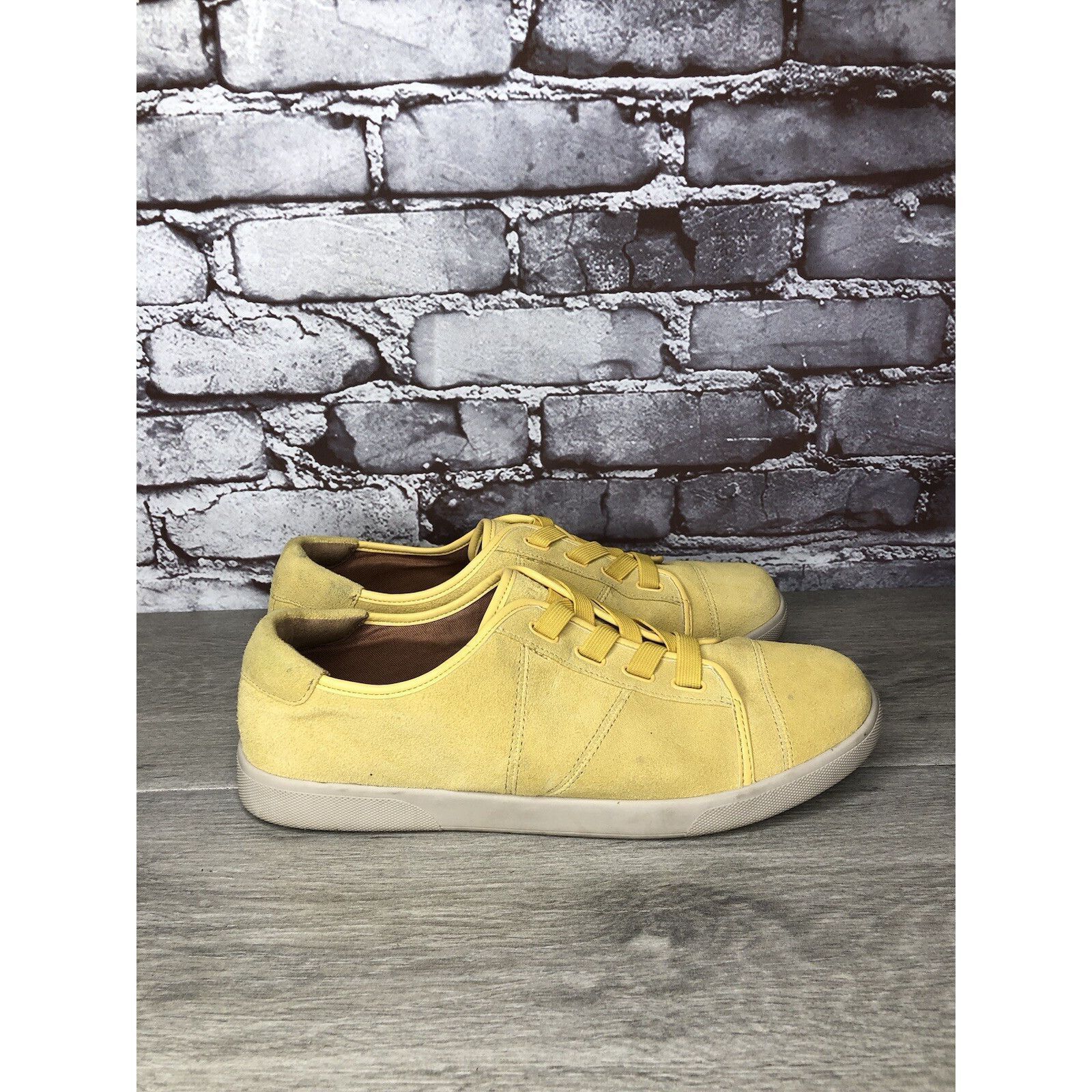 Other Vionic Jean Yellow Suede Casual Comfort Lace Sneakers Shoes Size US 9.5 / IT 39.5 - 13 Thumbnail