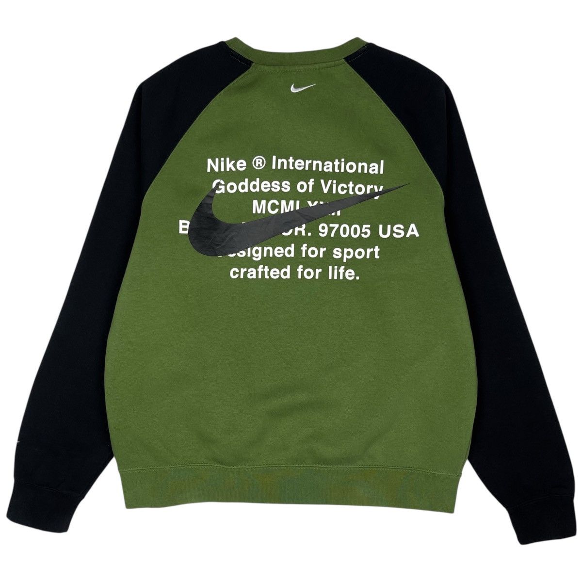 Nike Nike M NSW Double Swoosh Crew Sweatshirt Size US M / EU 48-50 / 2 - 4 Thumbnail