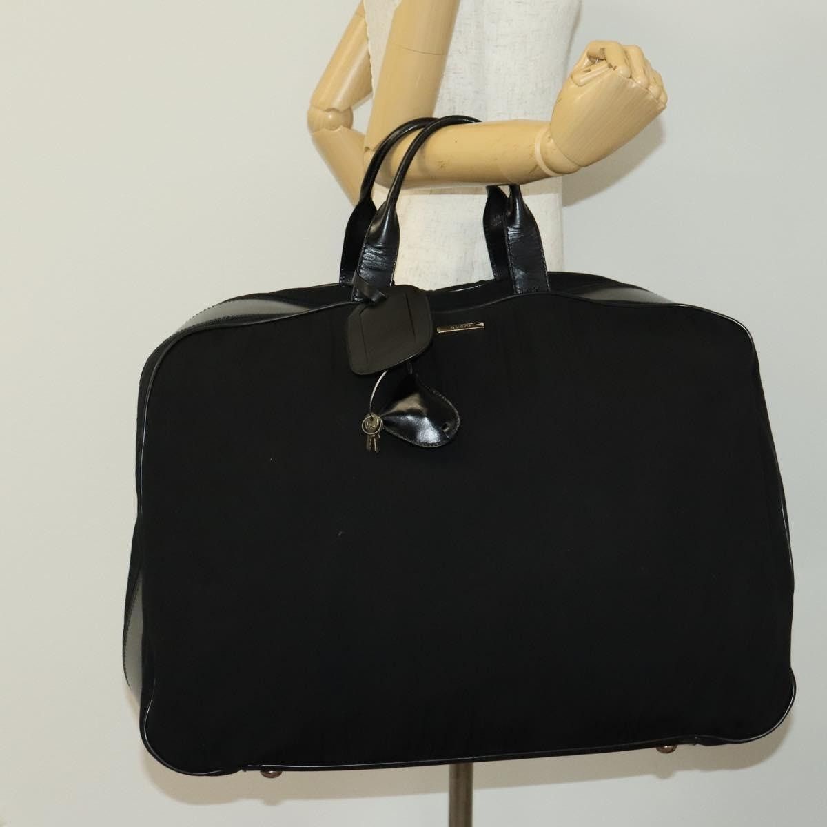 Gucci GUCCI Boston Bag Cotton Black Silver 010 1553 010 1553 Size ONE SIZE - 25 Thumbnail