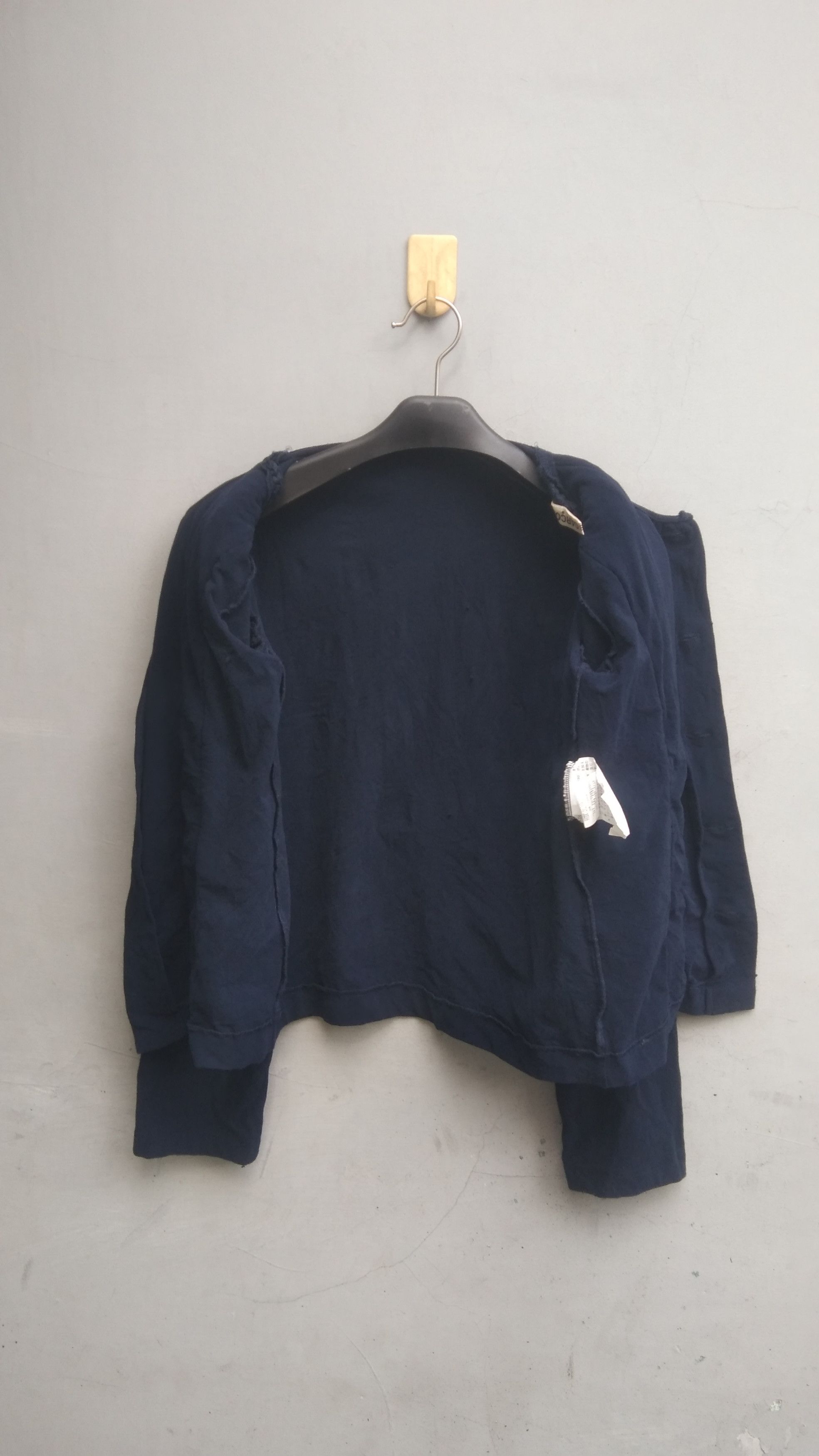 Comme des Garcons CDG 1996 navy tops cardigan Size S / US 4 / IT 40 - 5 Thumbnail