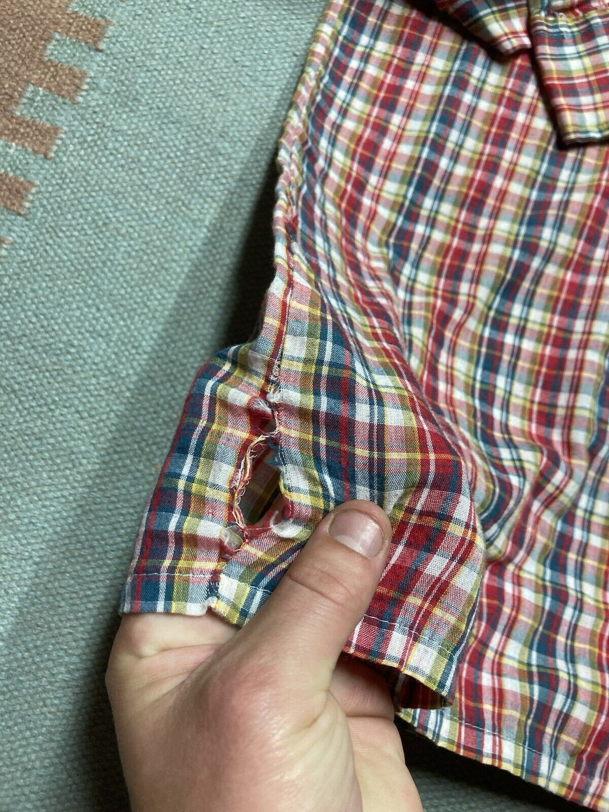 JCPenney VTG 70s JCPenney plaid shirt lightweight 18-18.5 XXL Size US XXL / EU 58 / 5 - 4 Thumbnail