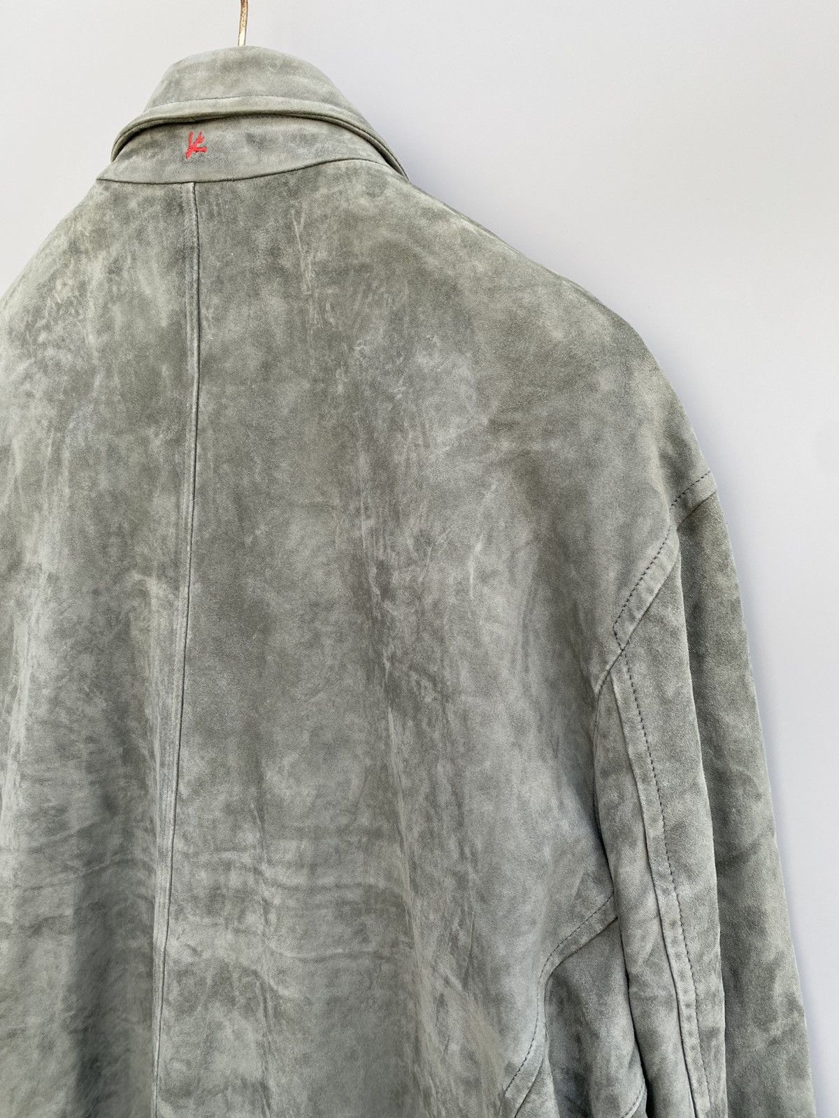 Isaia S/S 2017- Isaia- Aqualeather- Suede Leather Bomber Jacket Size US L / EU 52-54 / 3 - 16 Thumbnail