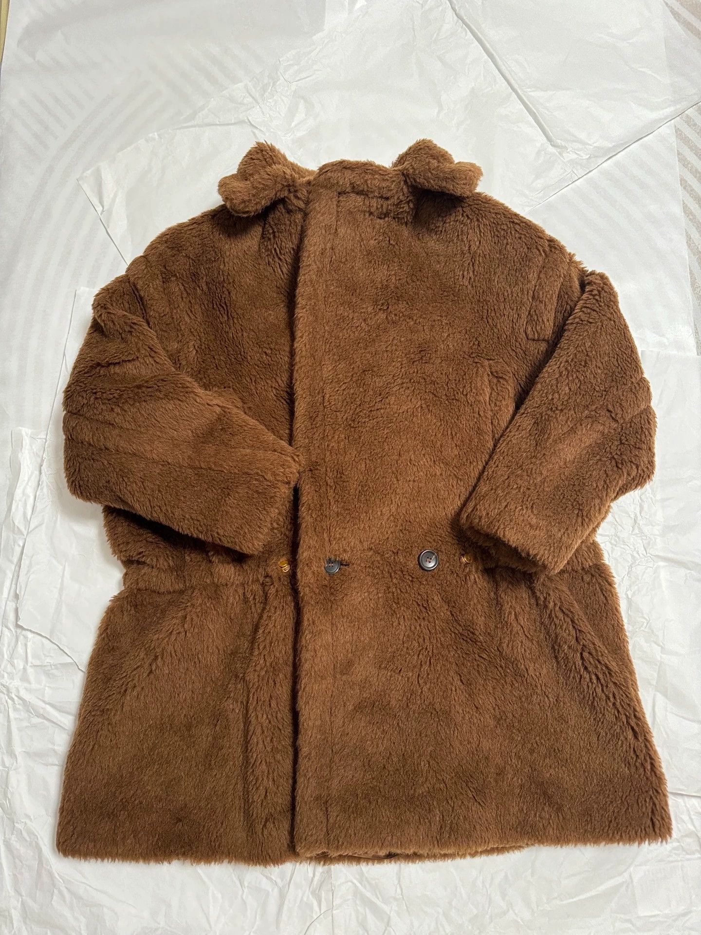 Max Mara MaxMara Nebula Teddy Caramel XS Teddy Coat Size XS / US 0-2 / IT 36-38 - 8 Thumbnail