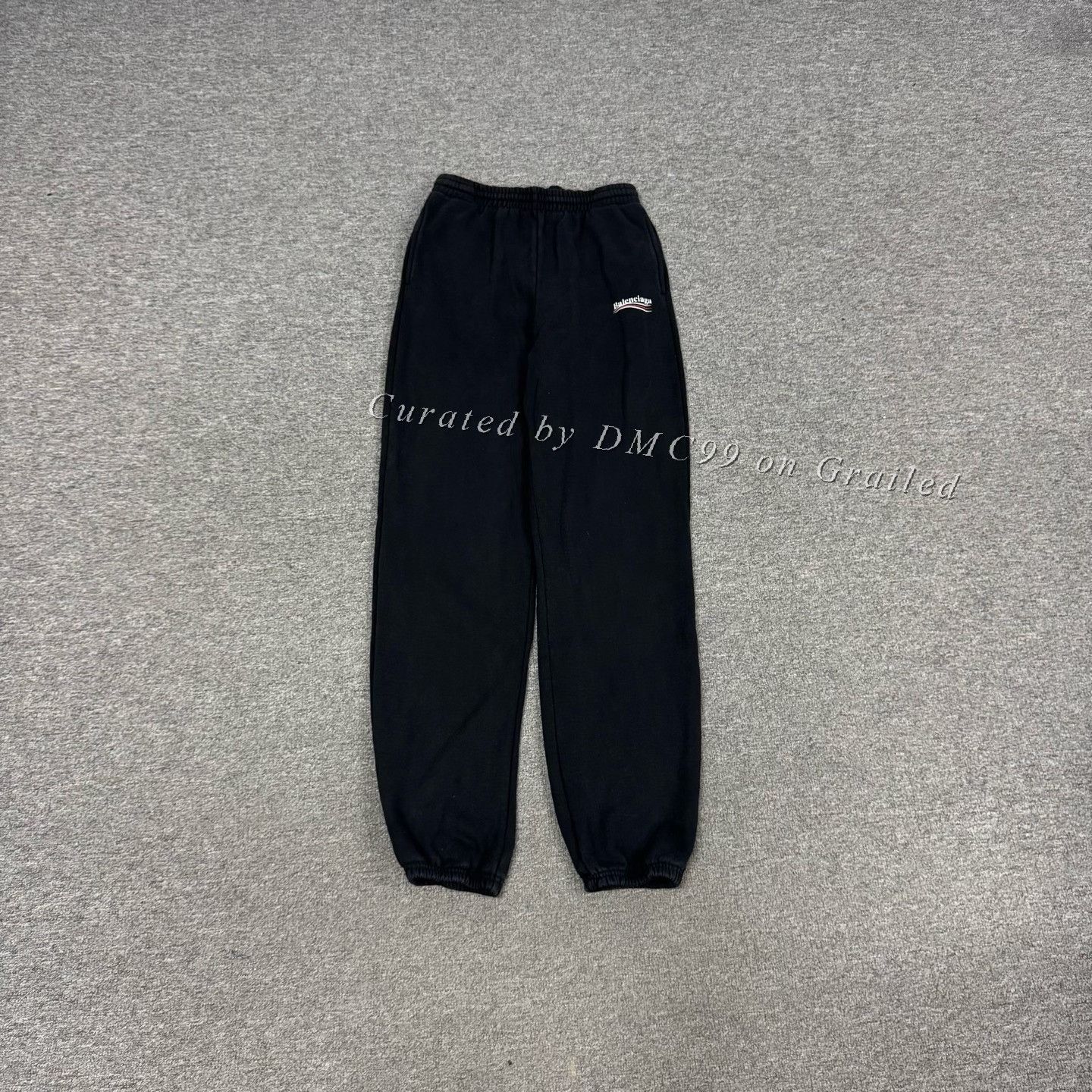 Balenciaga Balenciaga Black Coke Embroidery Jogger Pants XS Size US 26 / EU 42 - 1 Thumbnail