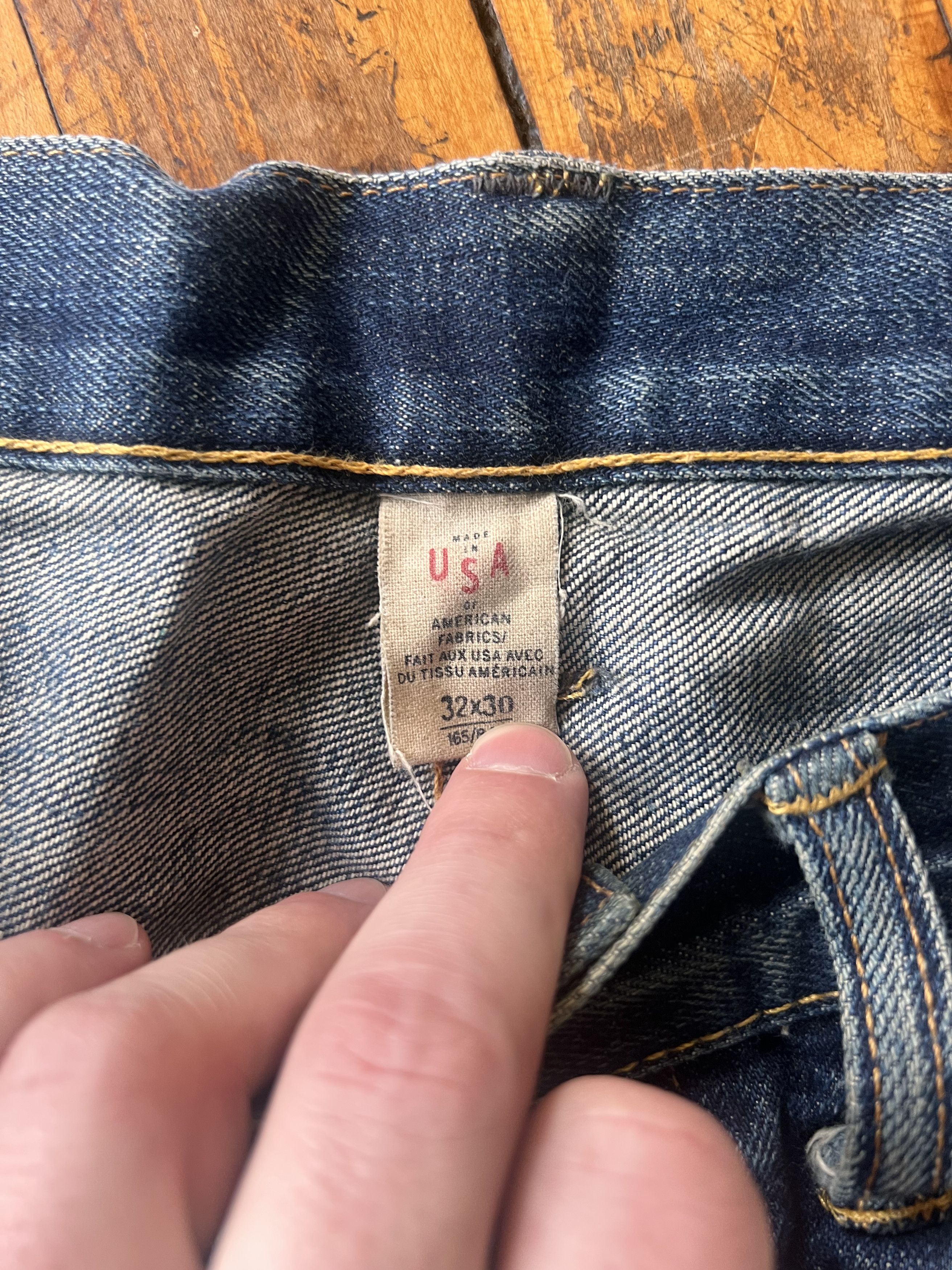 RRL Ralph Lauren RRL Straight Raw Denim - 32 x 30 Size US 32 / EU 48 - 5 Thumbnail