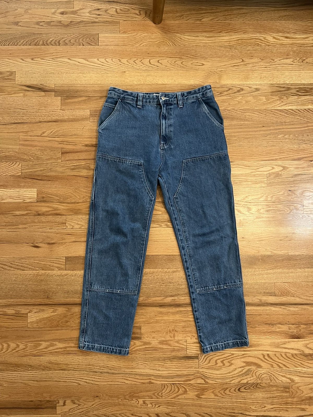 image of Stussy Workwear Work Denim Size 34 in Blue, Men's