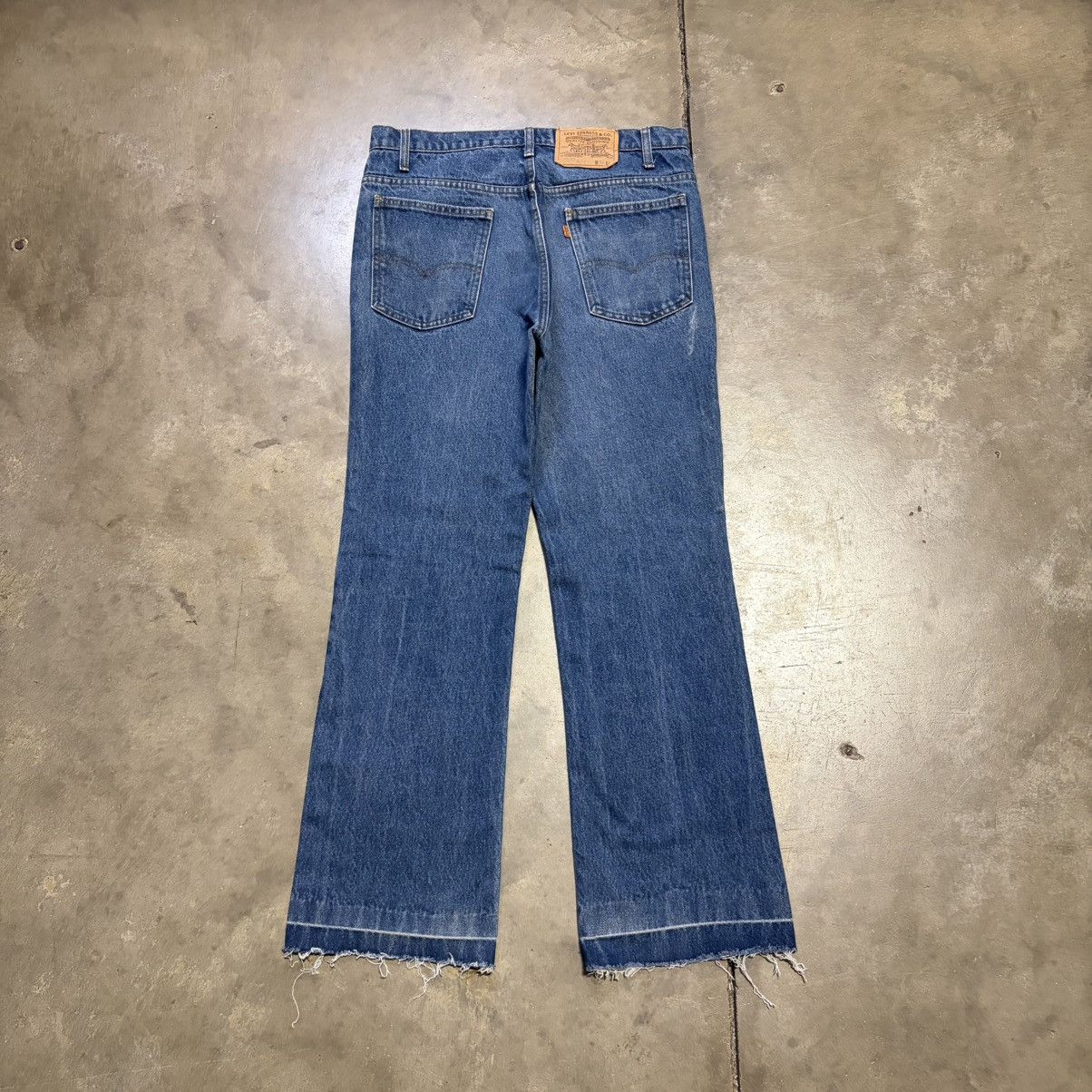 Levi's Vintage 80s Levis 517 Orange Tab Denim Jeans Bootcut USA Size US 32 / EU 48 - 10 Thumbnail