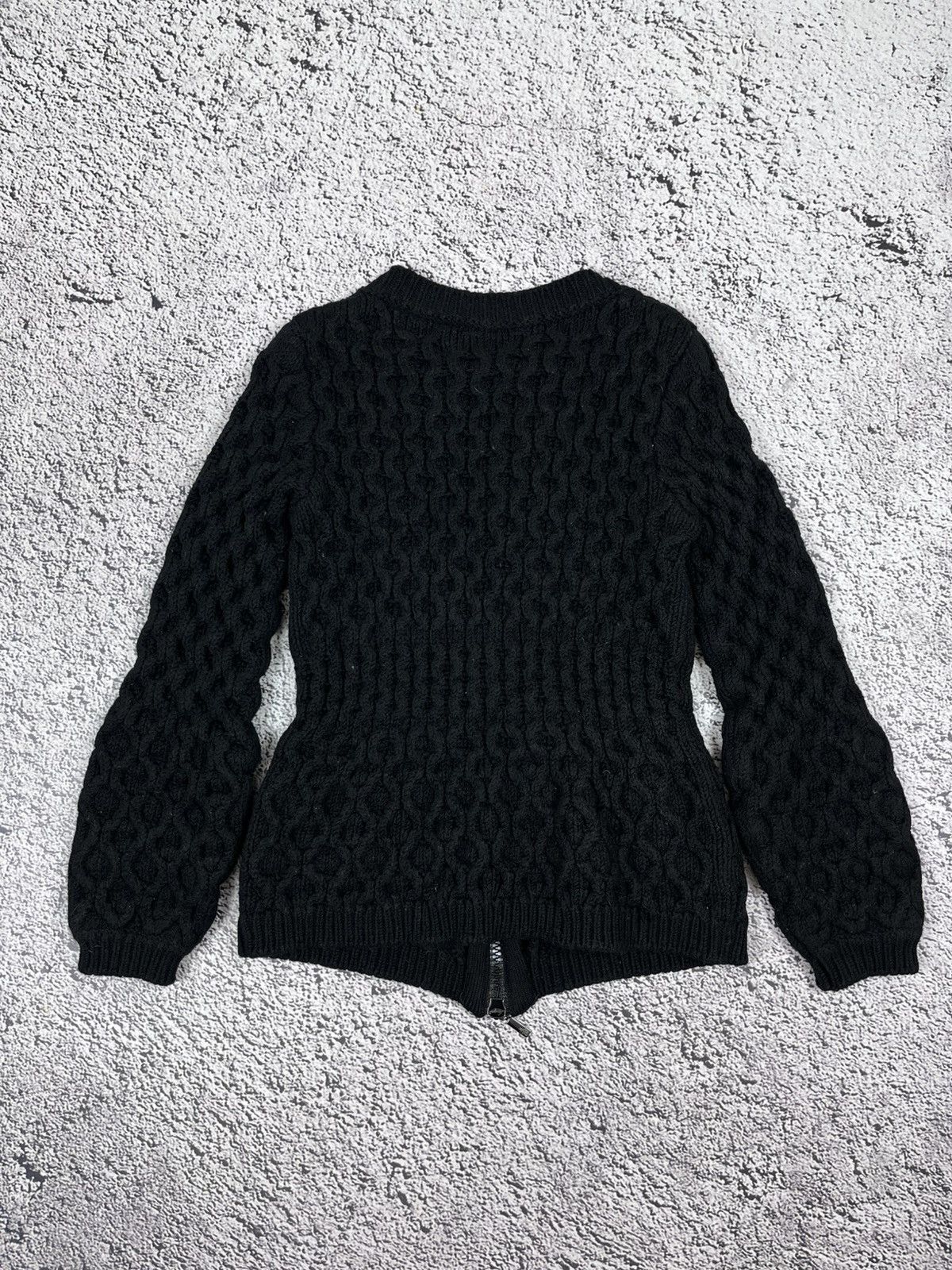Moncler Moncler Maglione Tricot Alla Coreana Heavy Cable Knit Size L / US 10 / IT 46 - 6 Thumbnail