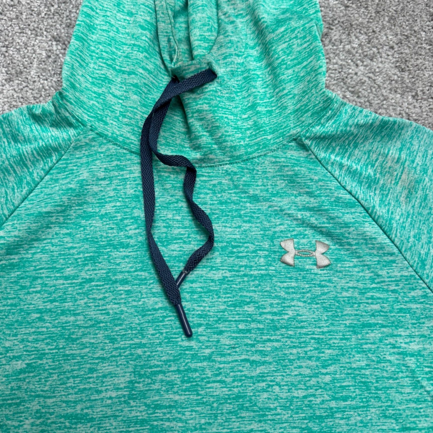 Under Armour Under Armour Hoodies Hoodie Womens M Green Logo Pullover Sweatshirt Breathable Lightweight Regular Fit Activewear 90s Outdoor Sports QA Size M / US 6-8 / IT 42-44 - 5 Thumbnail