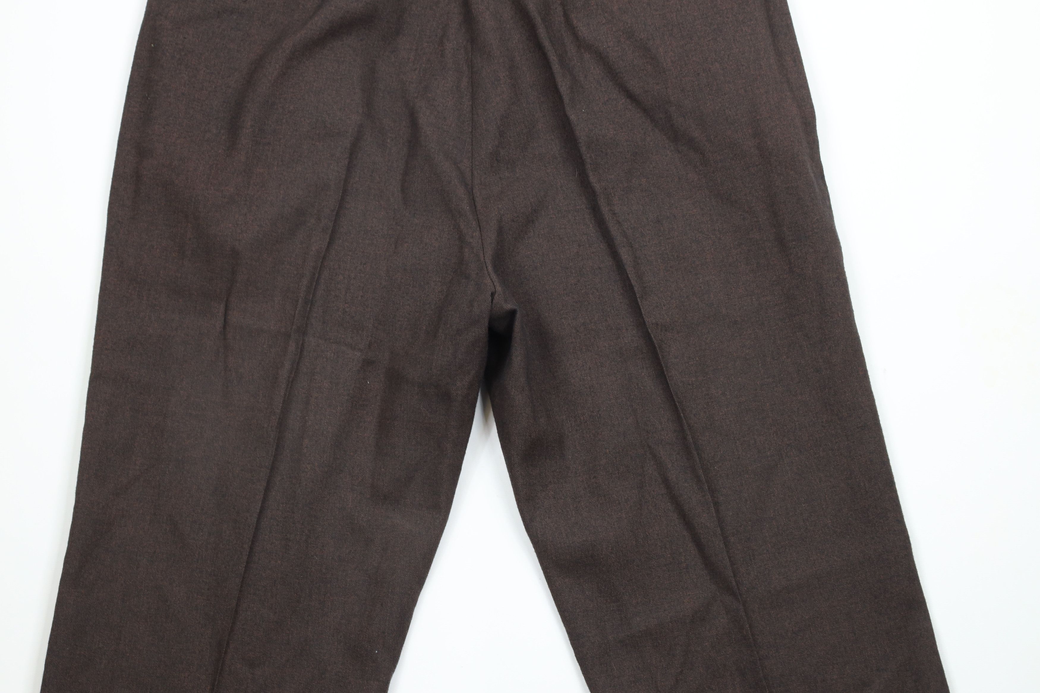 Vintage Vintage 50s 60s Streetwear Trousers Pants Heather Brown USA Size US 34 / EU 50 - 12 Thumbnail