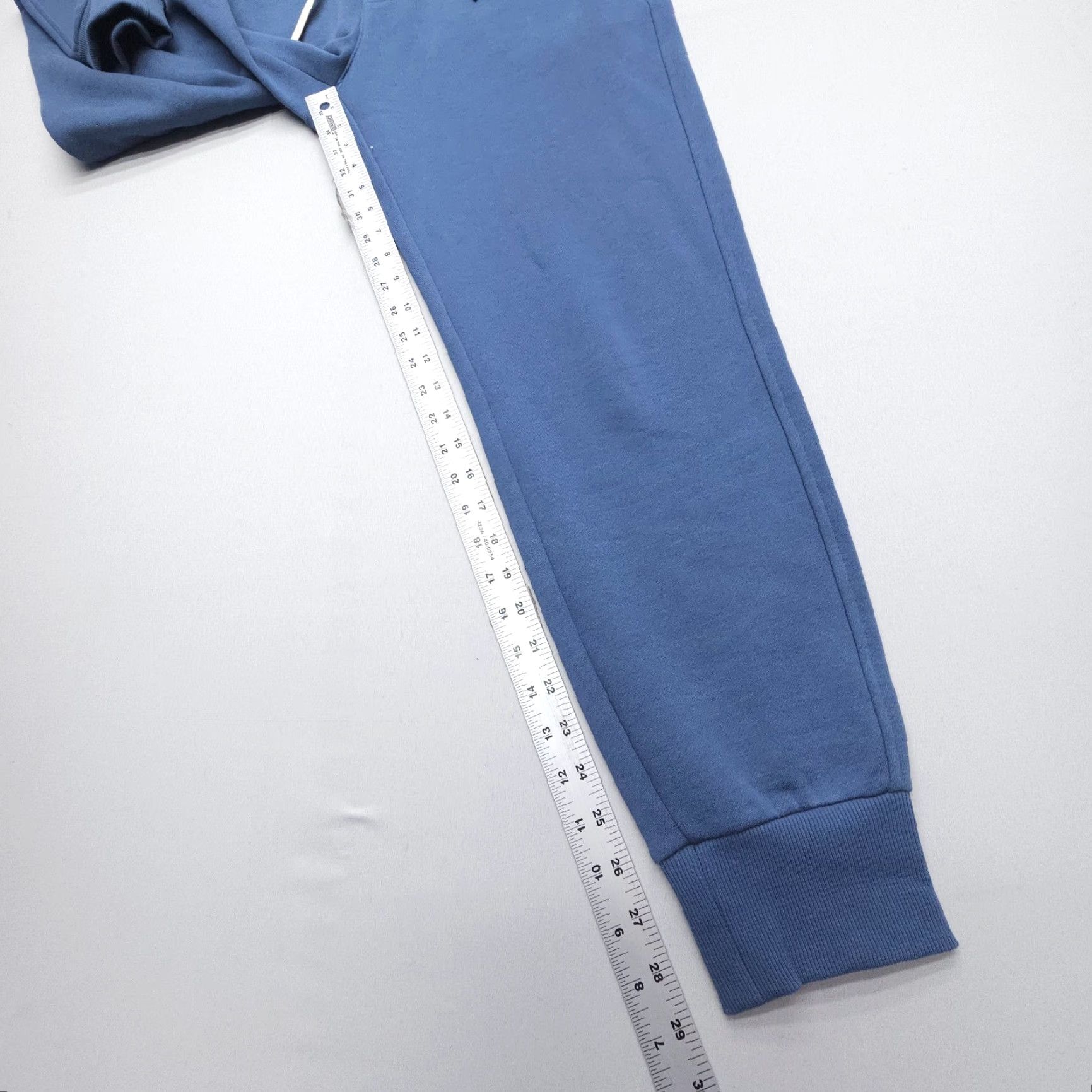 Vintage True Classic Fleece Jogger Sweatpants Mens Large Blue Regular Jogger Pants Gear Pattern Solid Slouchy Casual Mens Size US 33 - 6 Thumbnail