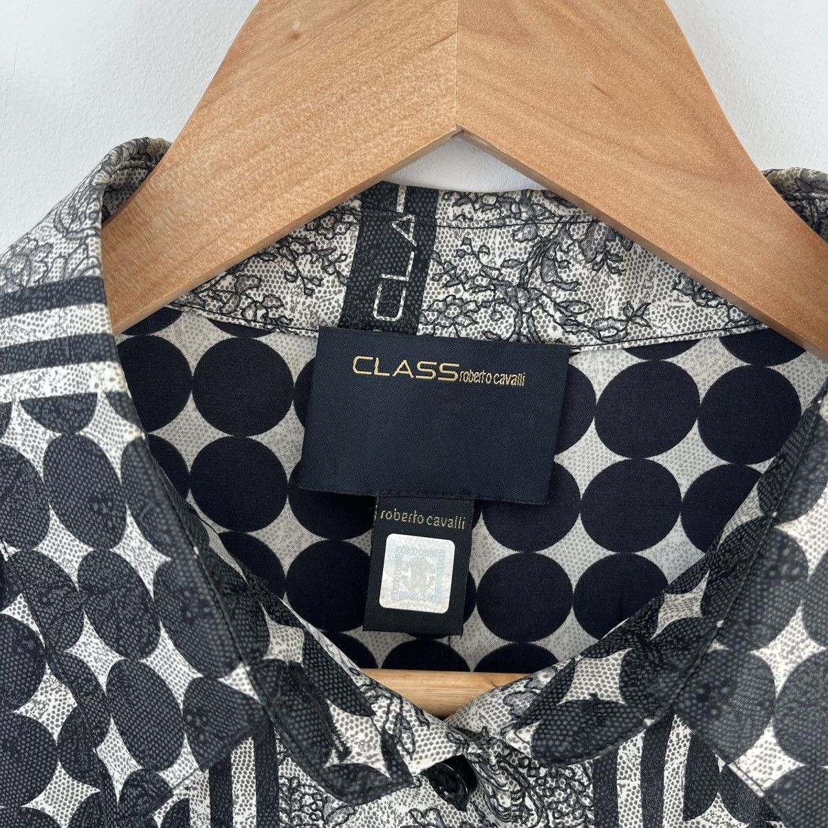 Roberto Cavalli Vintage Roberto Cavalli by Class Cavalli blouse 100% silk Size M / US 6-8 / IT 42-44 - 3 Thumbnail