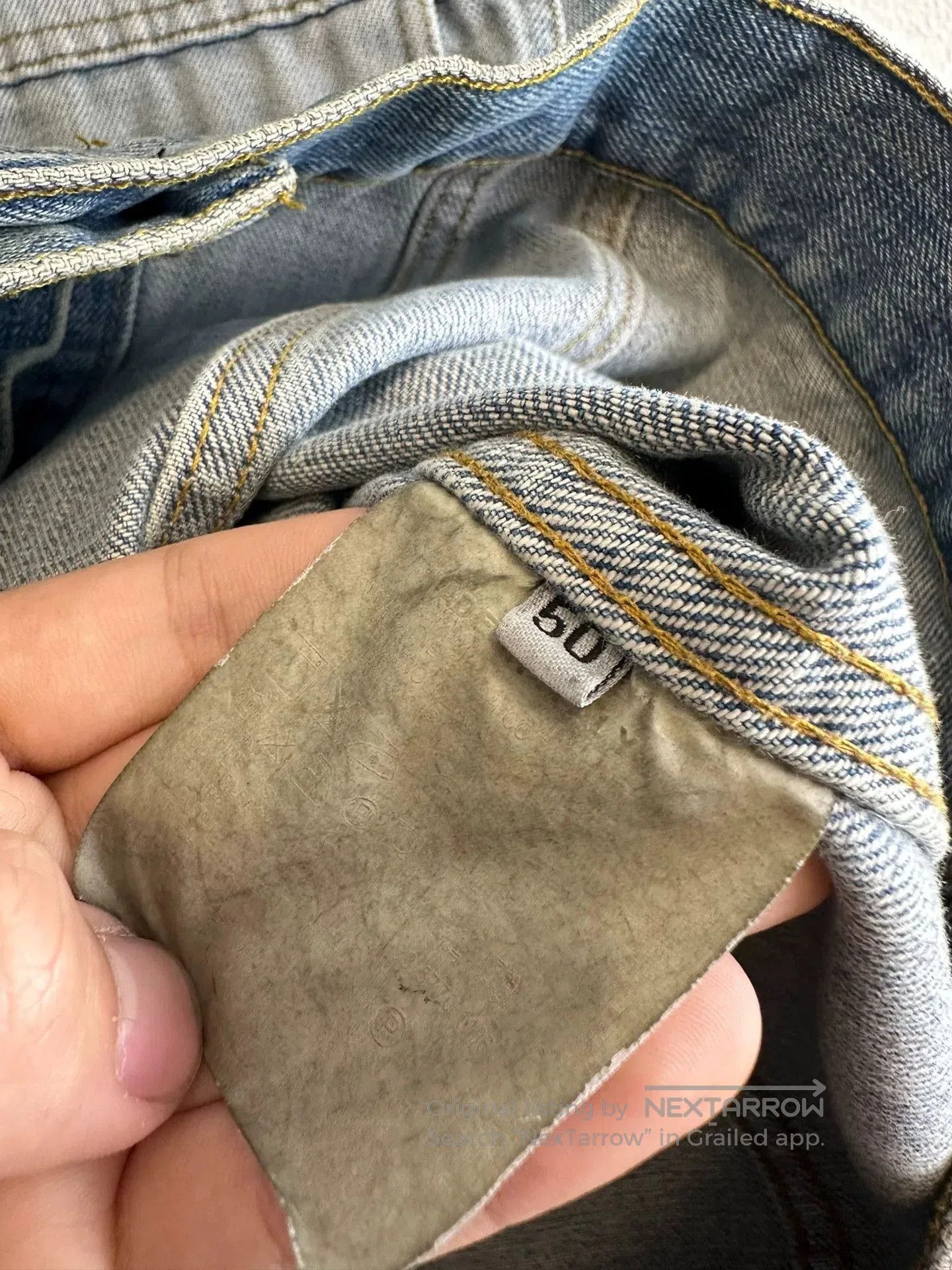 Helmut Lang helmut lang distressed denim jacket size 50. Size US L / EU 52-54 / 3 - 8 Thumbnail